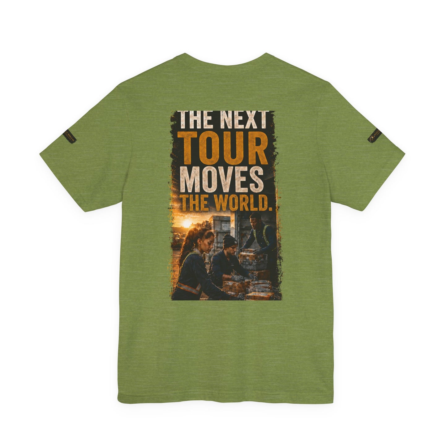 Postal Music — The Next Tour Premium Unisex T-Shirt — Color Group 4 of 11