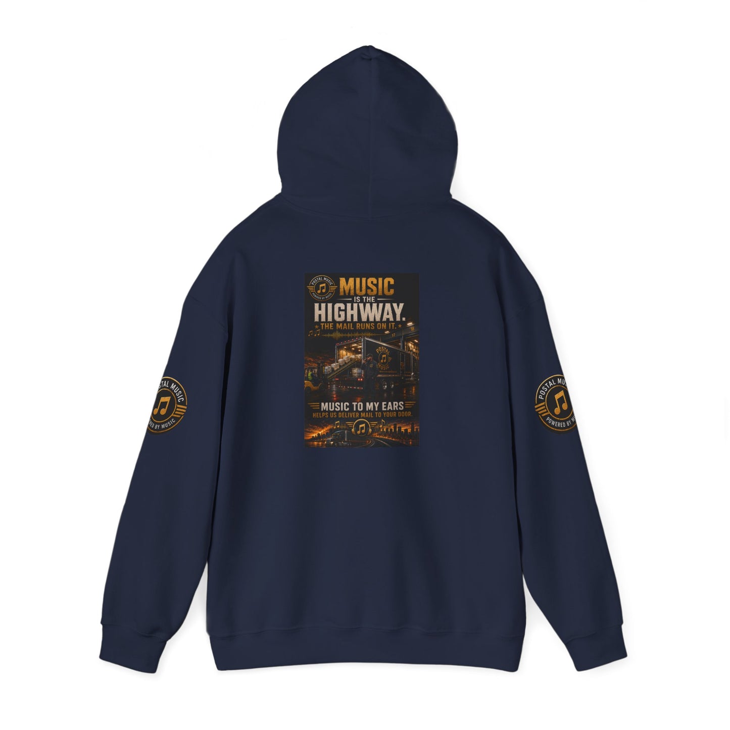 Postal Music — Music Is the Highway — Core Pullover Hoodie