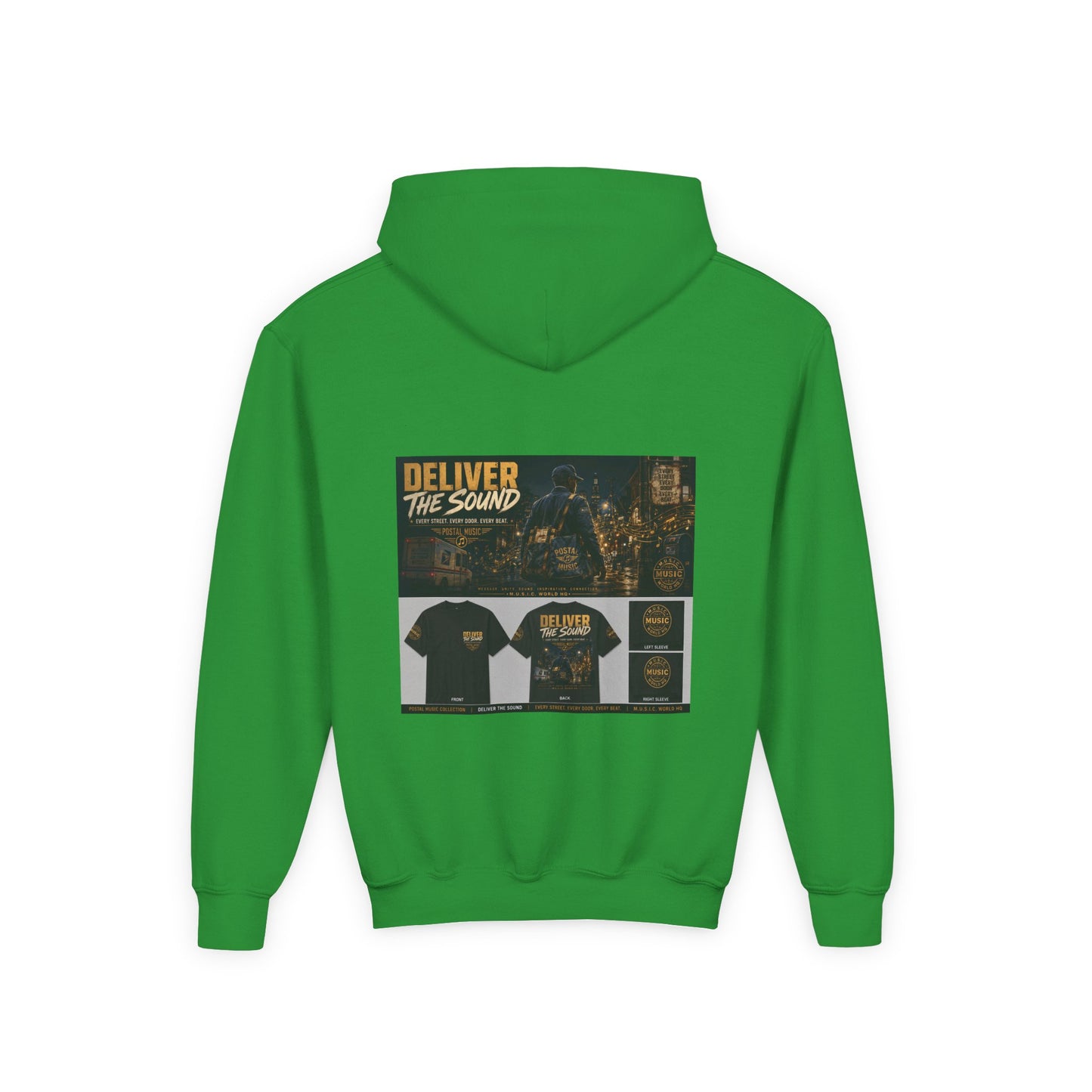 Postal Music — Deliver the Sound — Youth Hoodie
