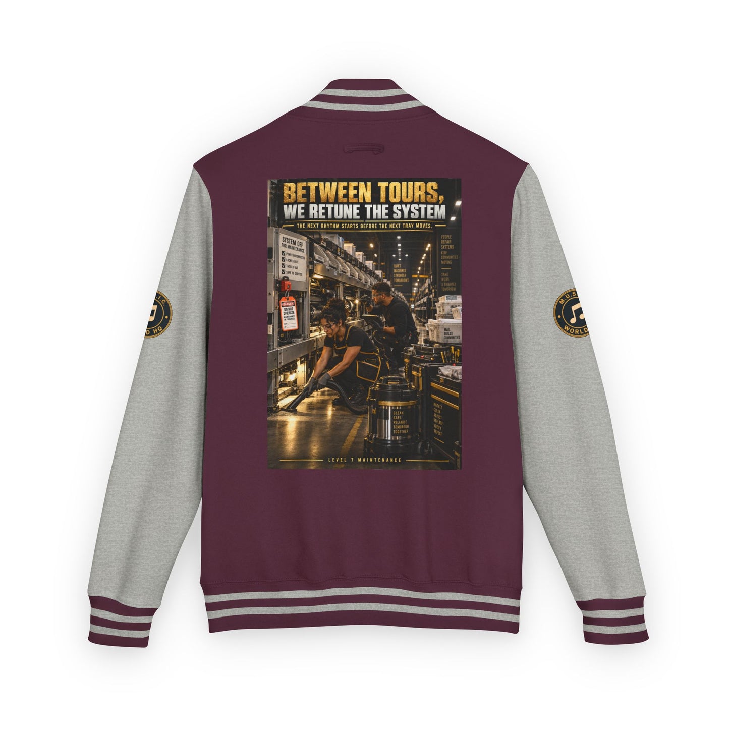 Postal Music - Between Tours, We Retune the System - Heavyweight Letterman Jacket