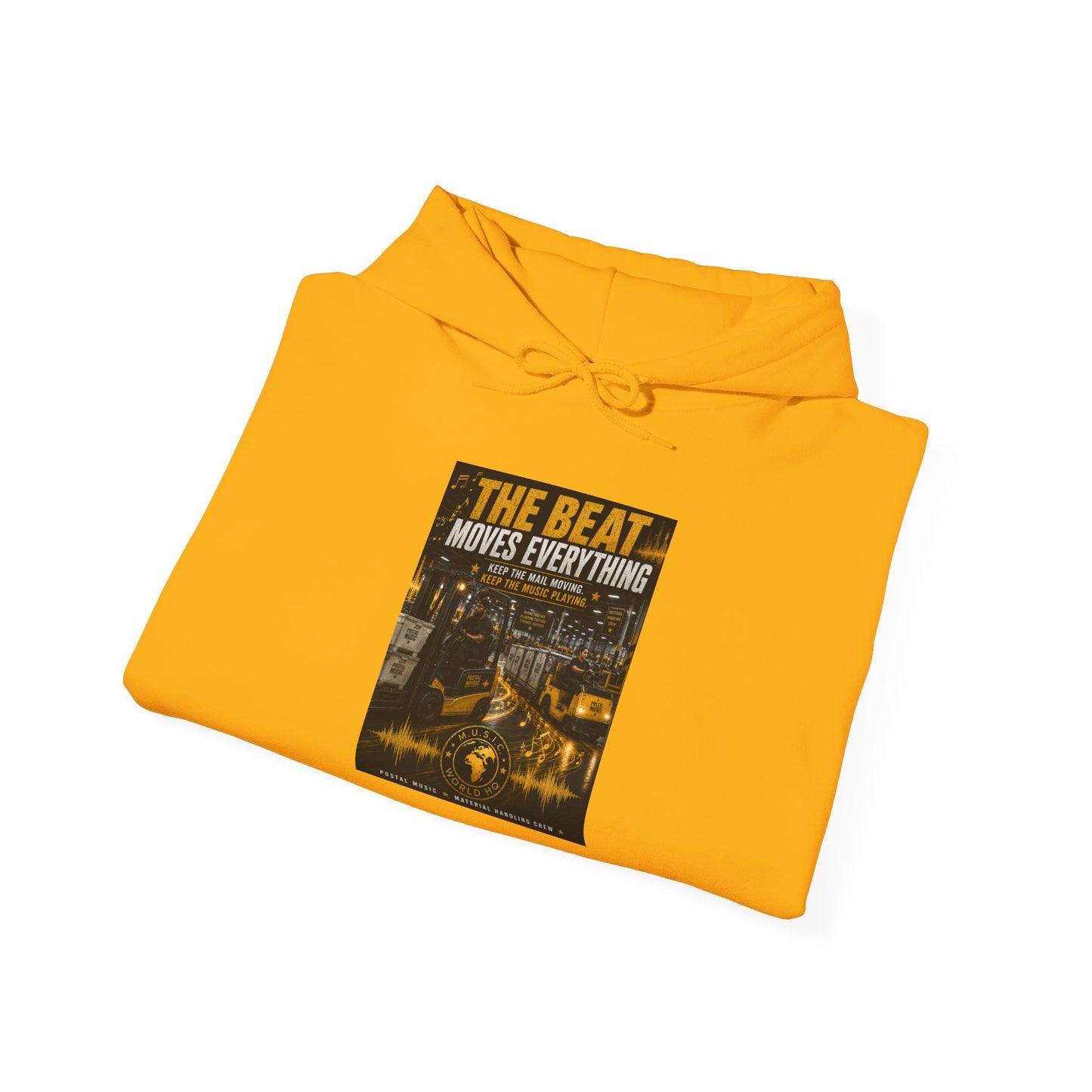 The Beat Moves Everything — Men's Hoodie | Postal Music