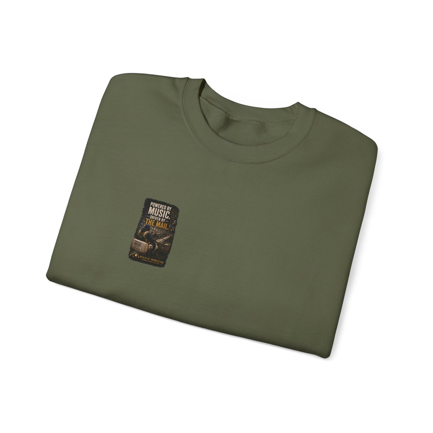 Postal Music - Powered by Music Crewneck Sweatshirt - Colorways B
