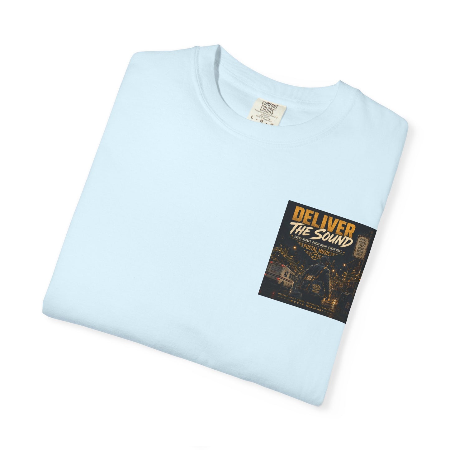 Postal Music — Deliver the Sound — Garment-Dyed T-Shirt