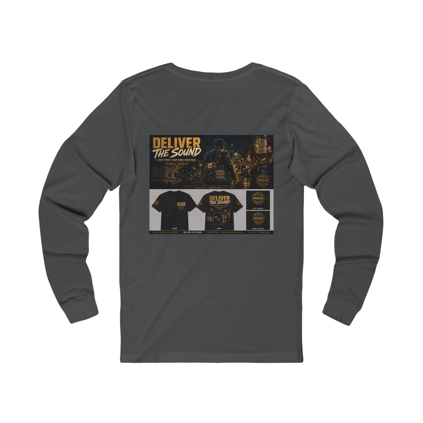 Postal Music — Deliver the Sound — Long-Sleeve T-Shirt