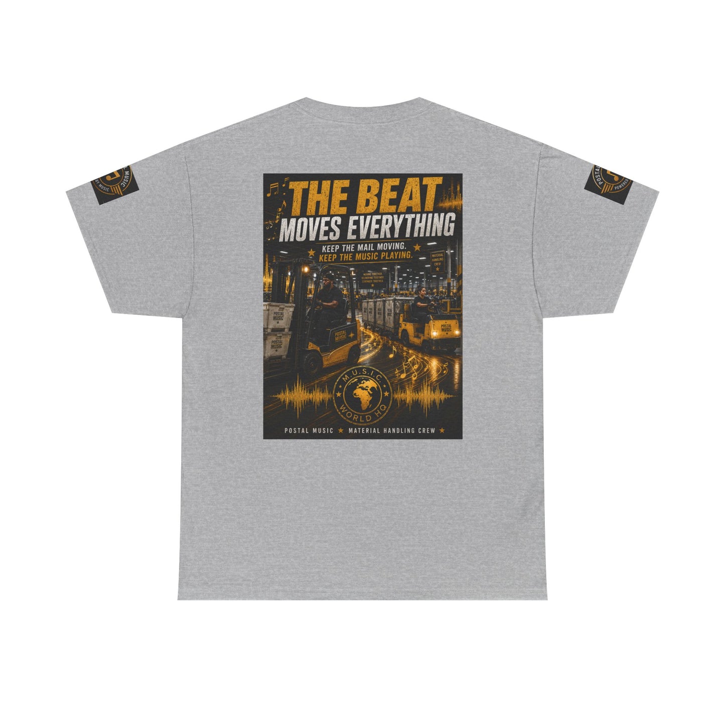 The Beat Moves Everything — Men's T-Shirt | Postal Music