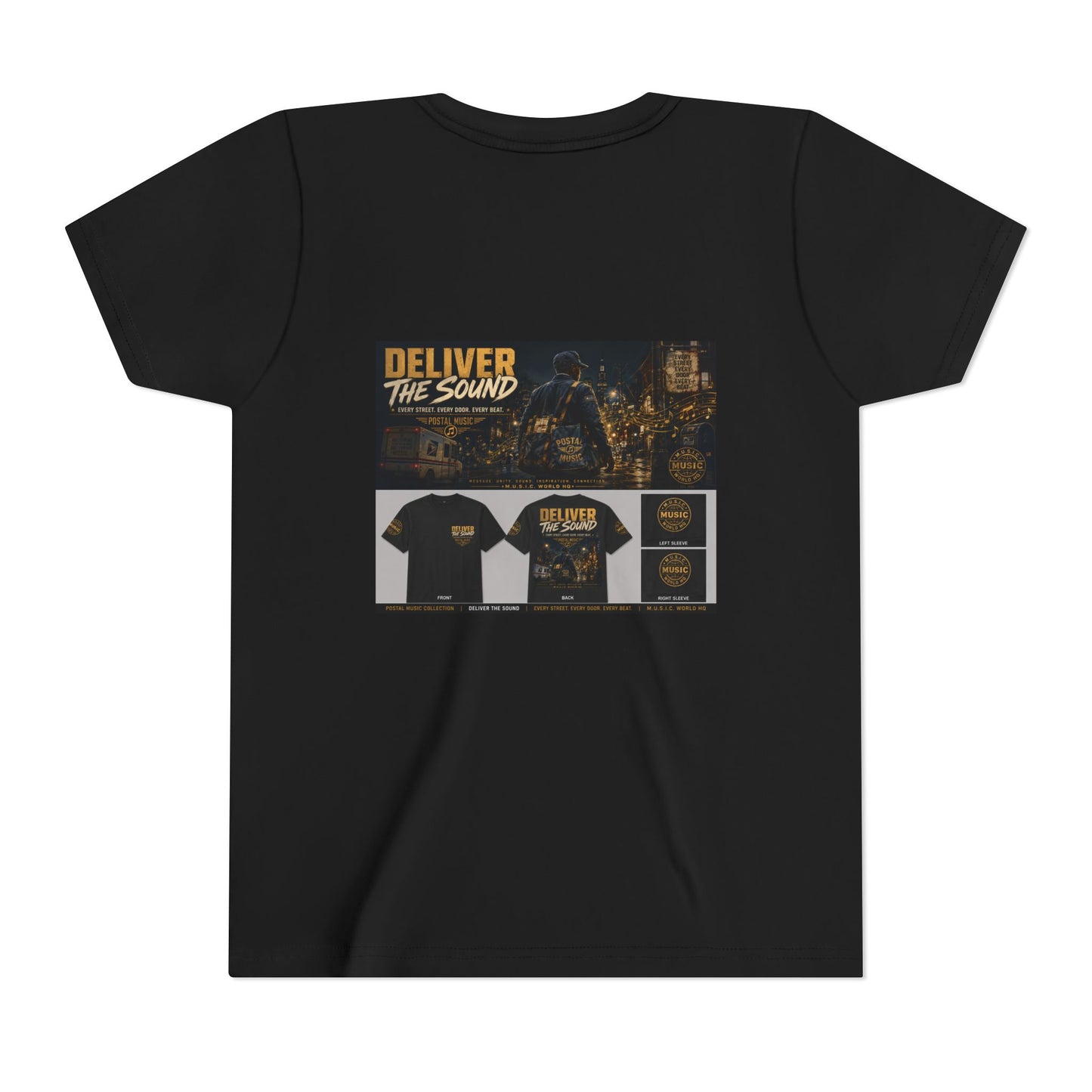 Postal Music — Deliver the Sound — Youth T-Shirt