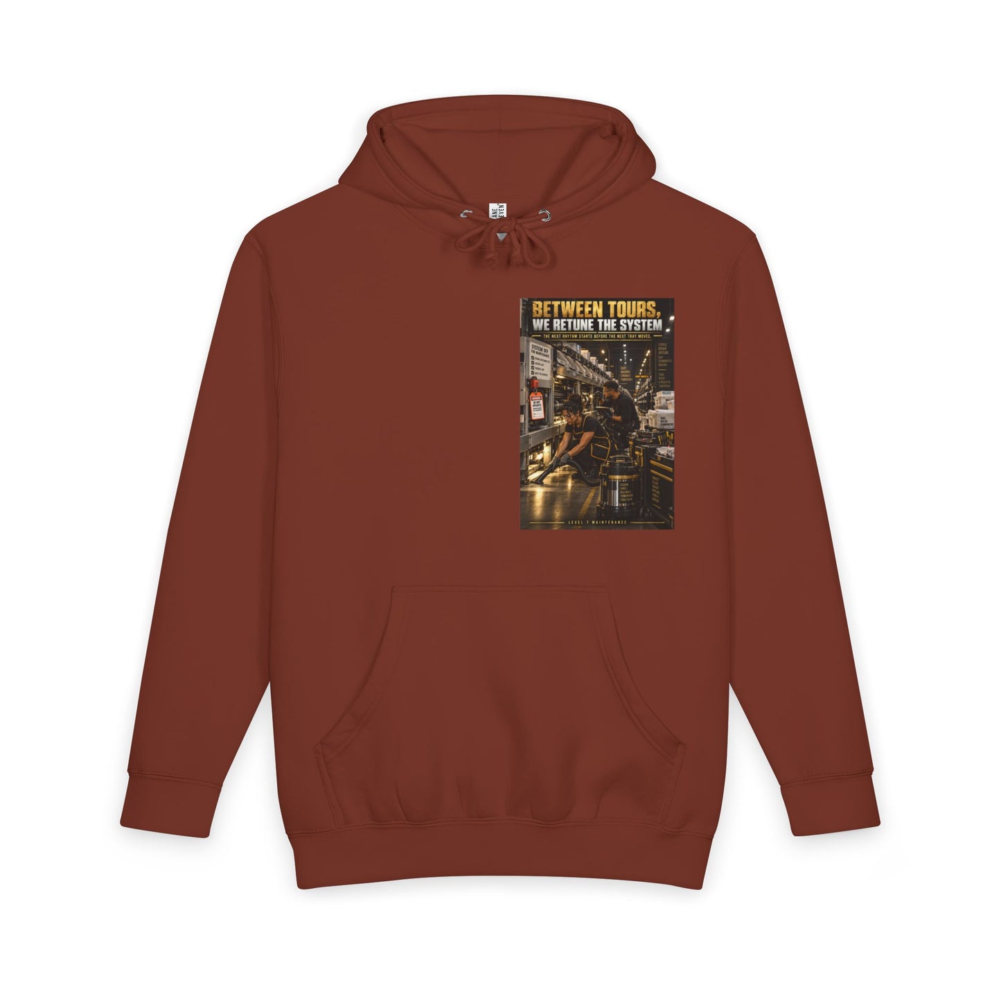 Postal Music - Between Tours, We Retune the System - Heavyweight Pullover Hoodie