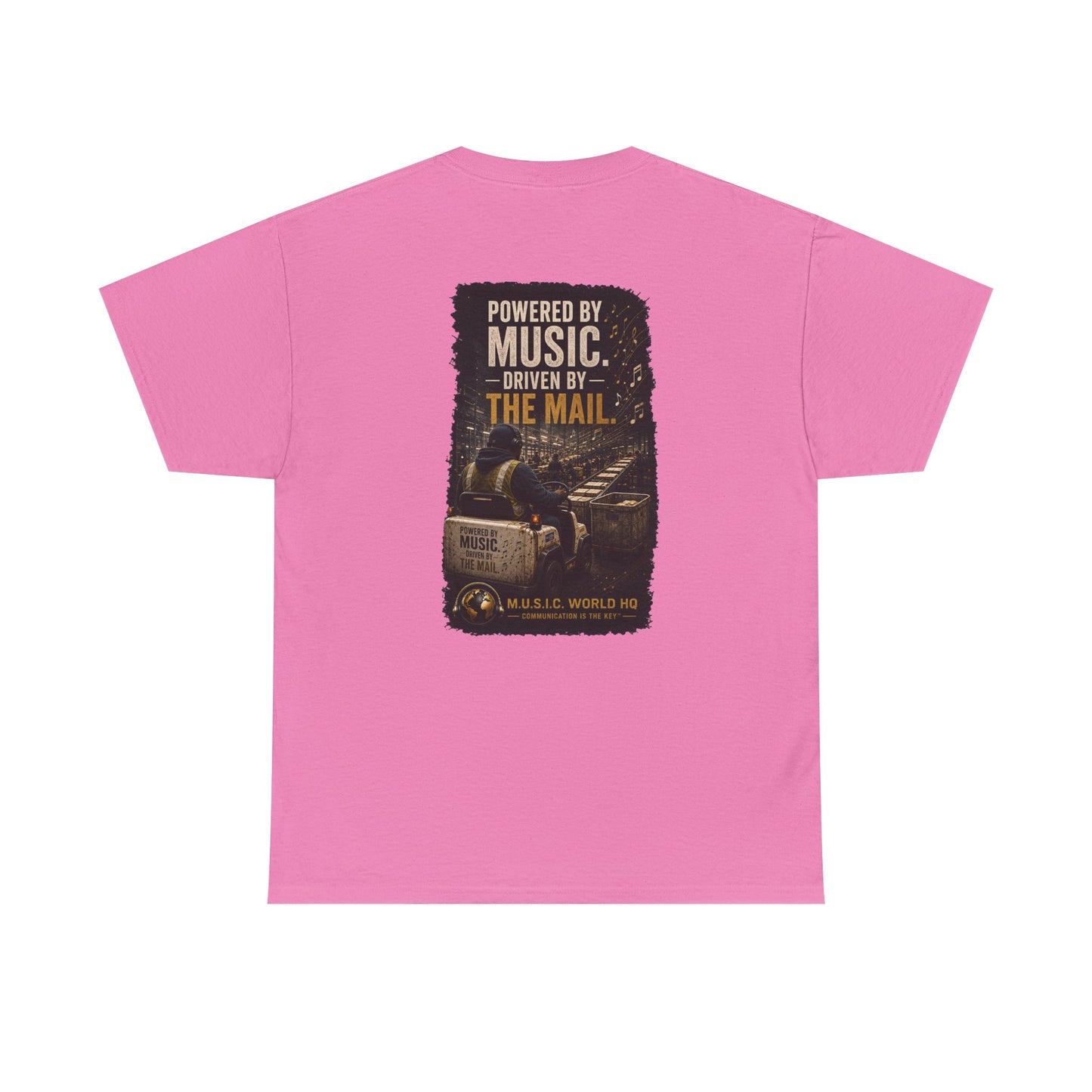 Postal Music - Powered by Music Premium T-Shirt - Colorways A