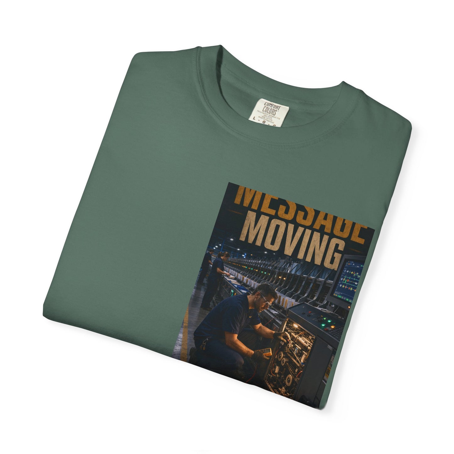 Postal Music — Keep the Message Moving — Garment-Dyed T-Shirt