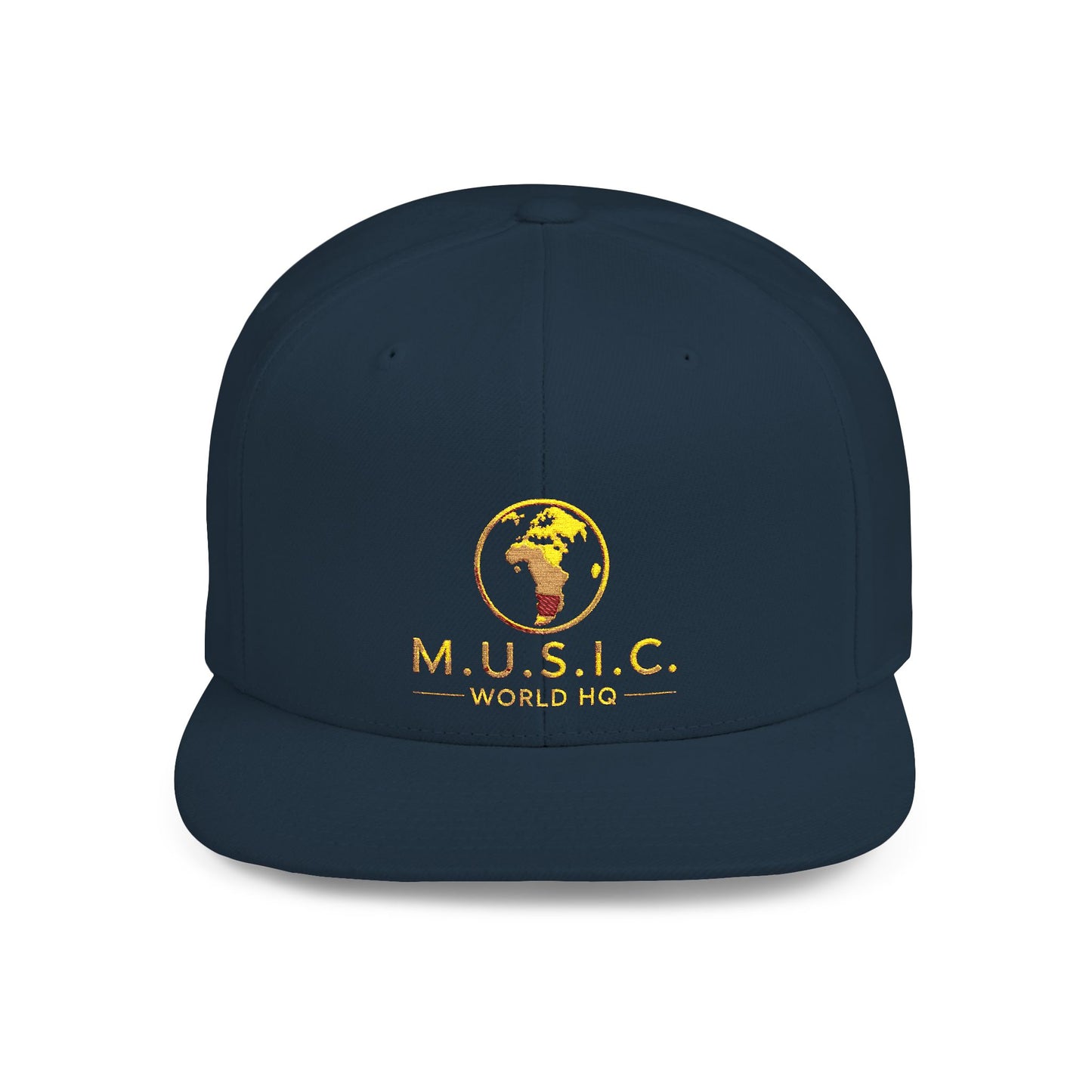 M.U.S.I.C. World HQ Heritage Premium Flat-Bill Snapback