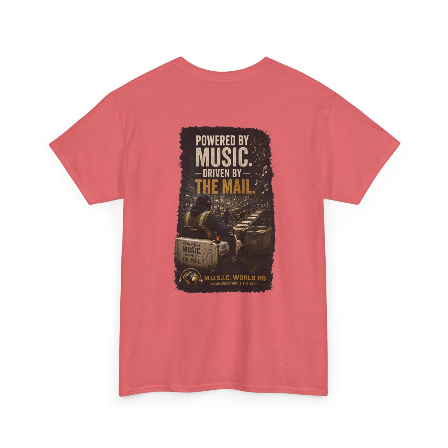 Postal Music - Powered by Music Premium T-Shirt - Colorways B