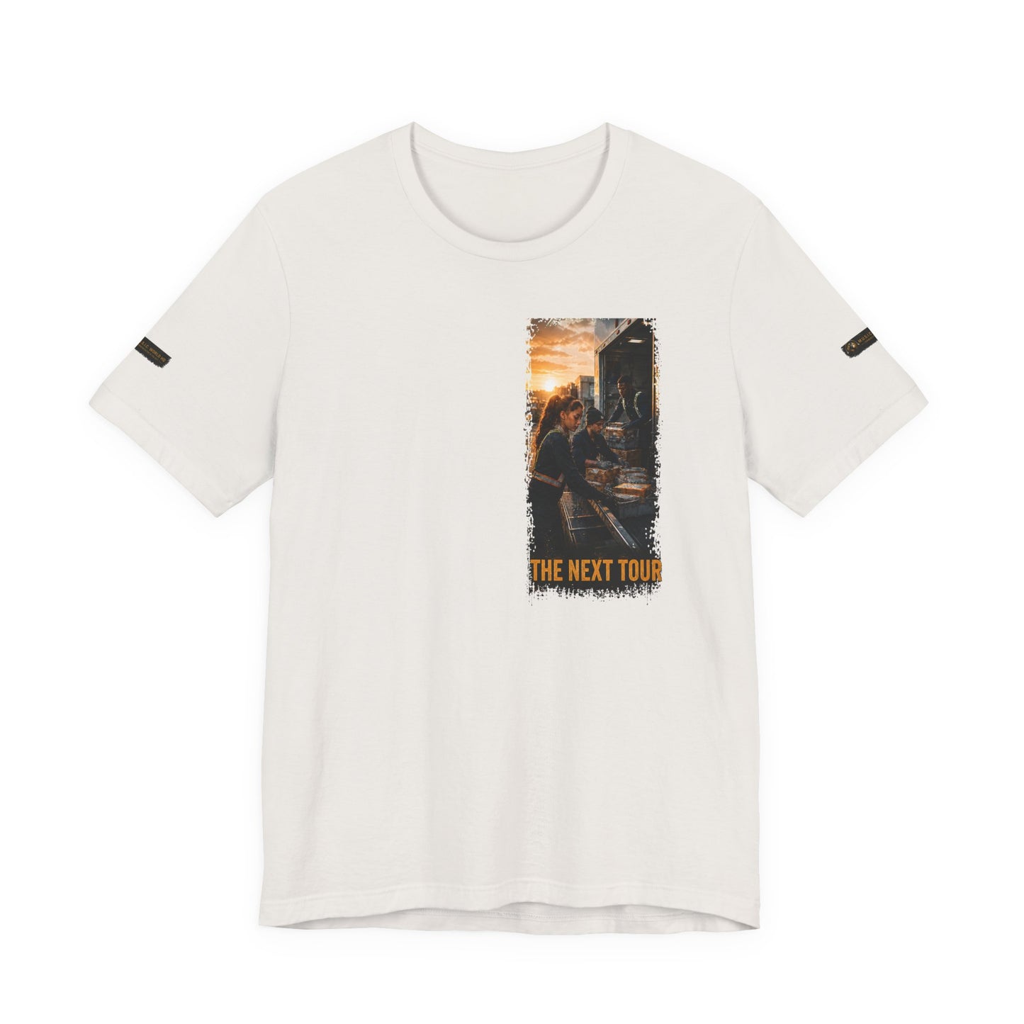 Postal Music — The Next Tour Premium Unisex T-Shirt — Color Group 11 of 11