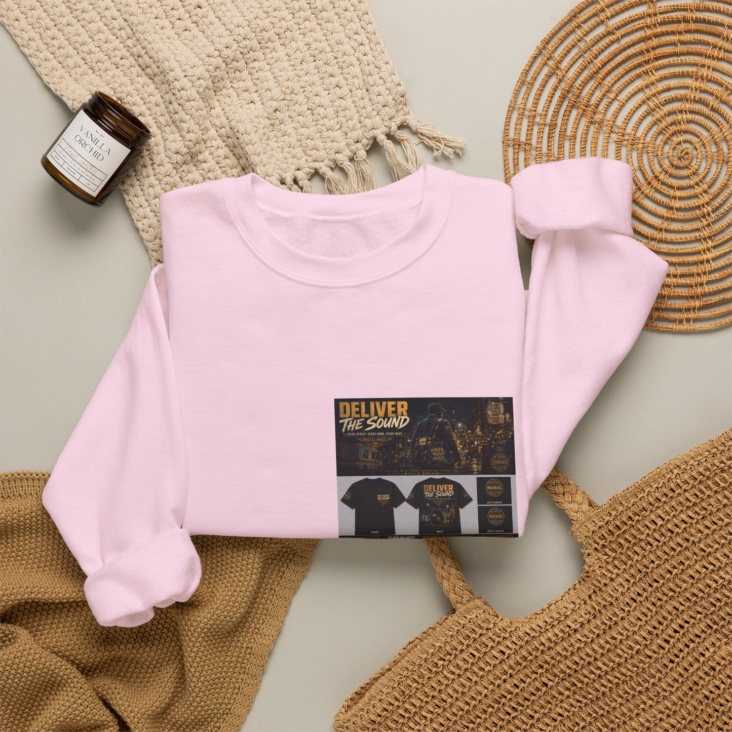 Postal Music — Deliver the Sound — Core Crewneck Sweatshirt