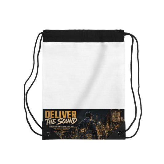 Postal Music — Deliver the Sound — Drawstring Backpack