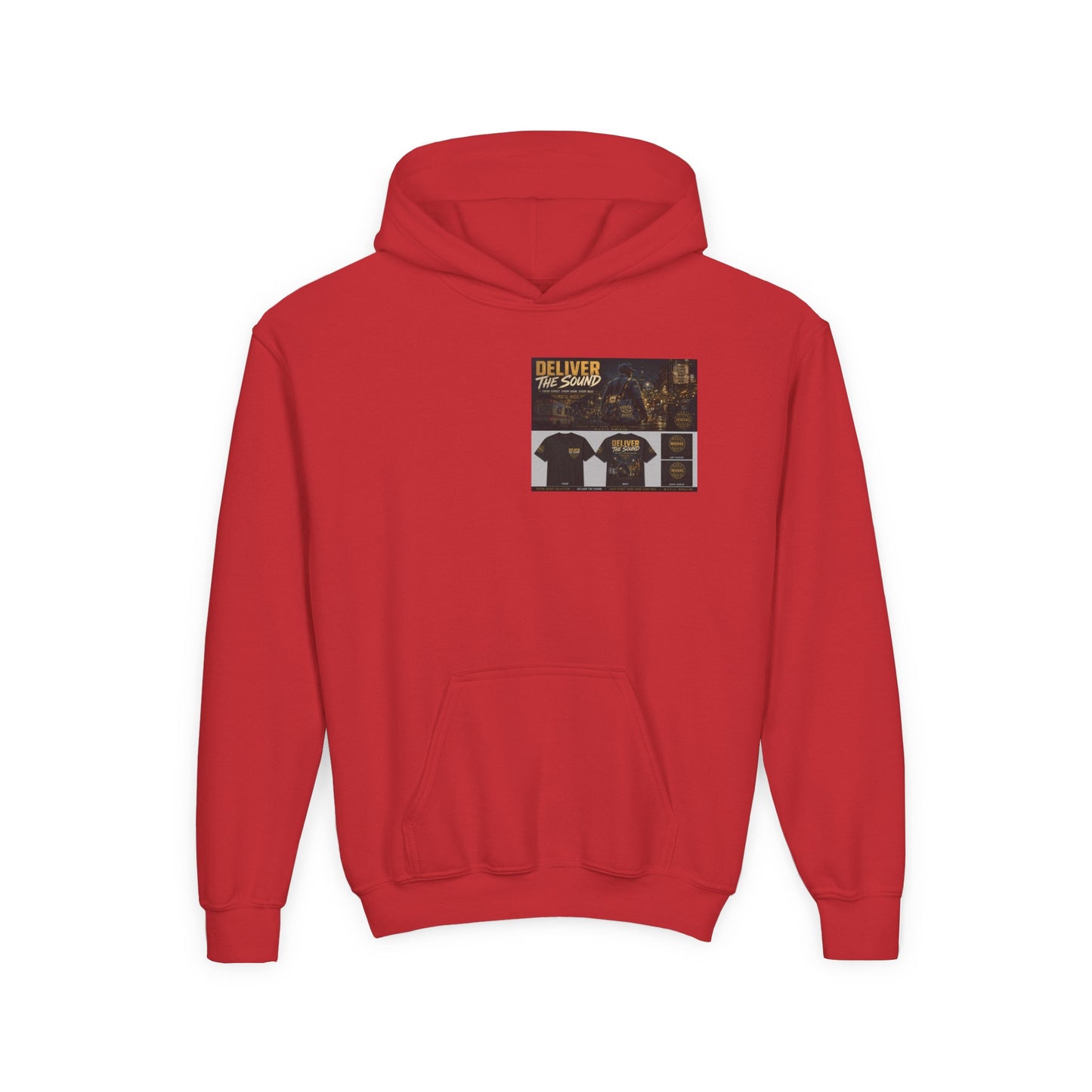Postal Music — Deliver the Sound — Youth Hoodie