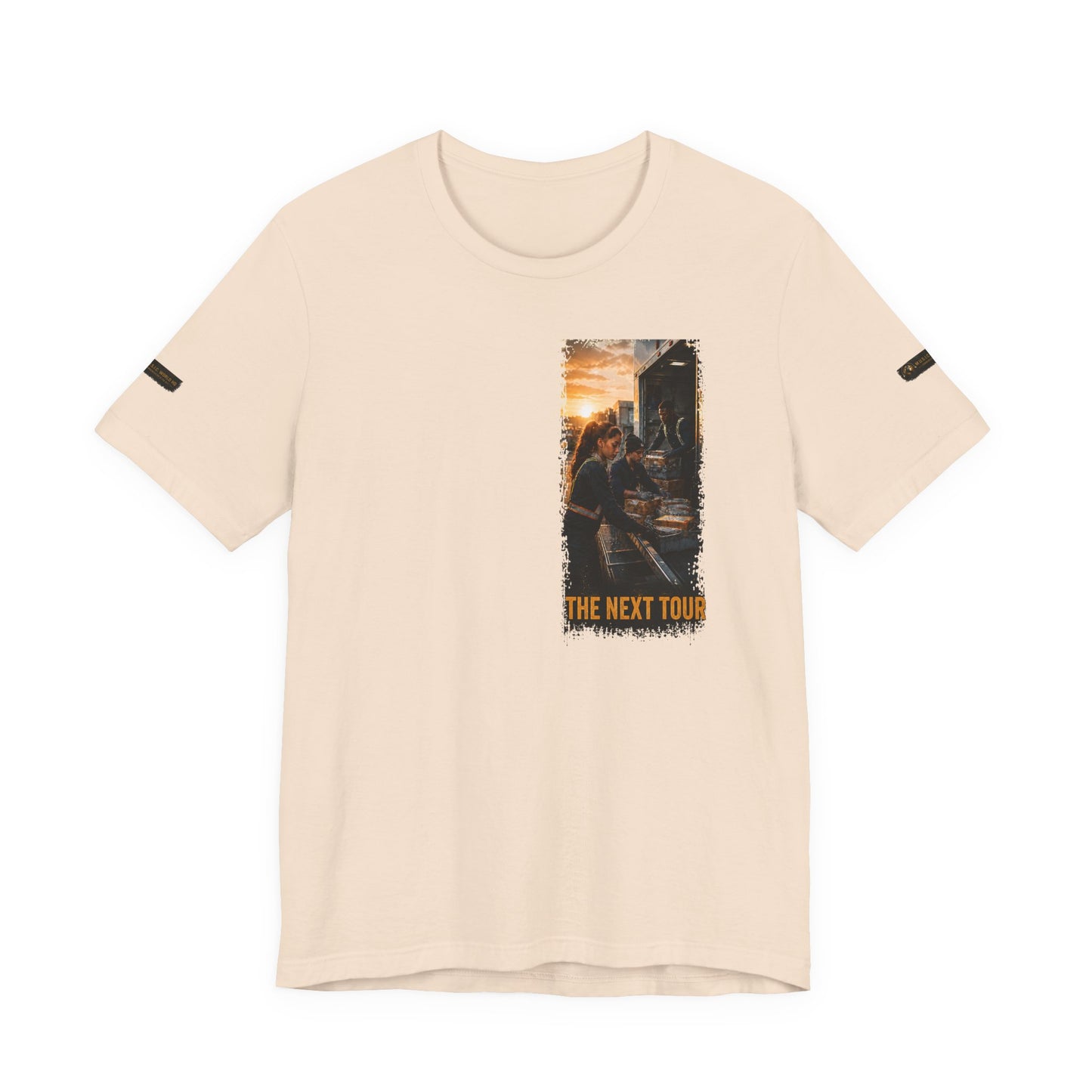 Postal Music — The Next Tour Premium Unisex T-Shirt — Color Group 9 of 11