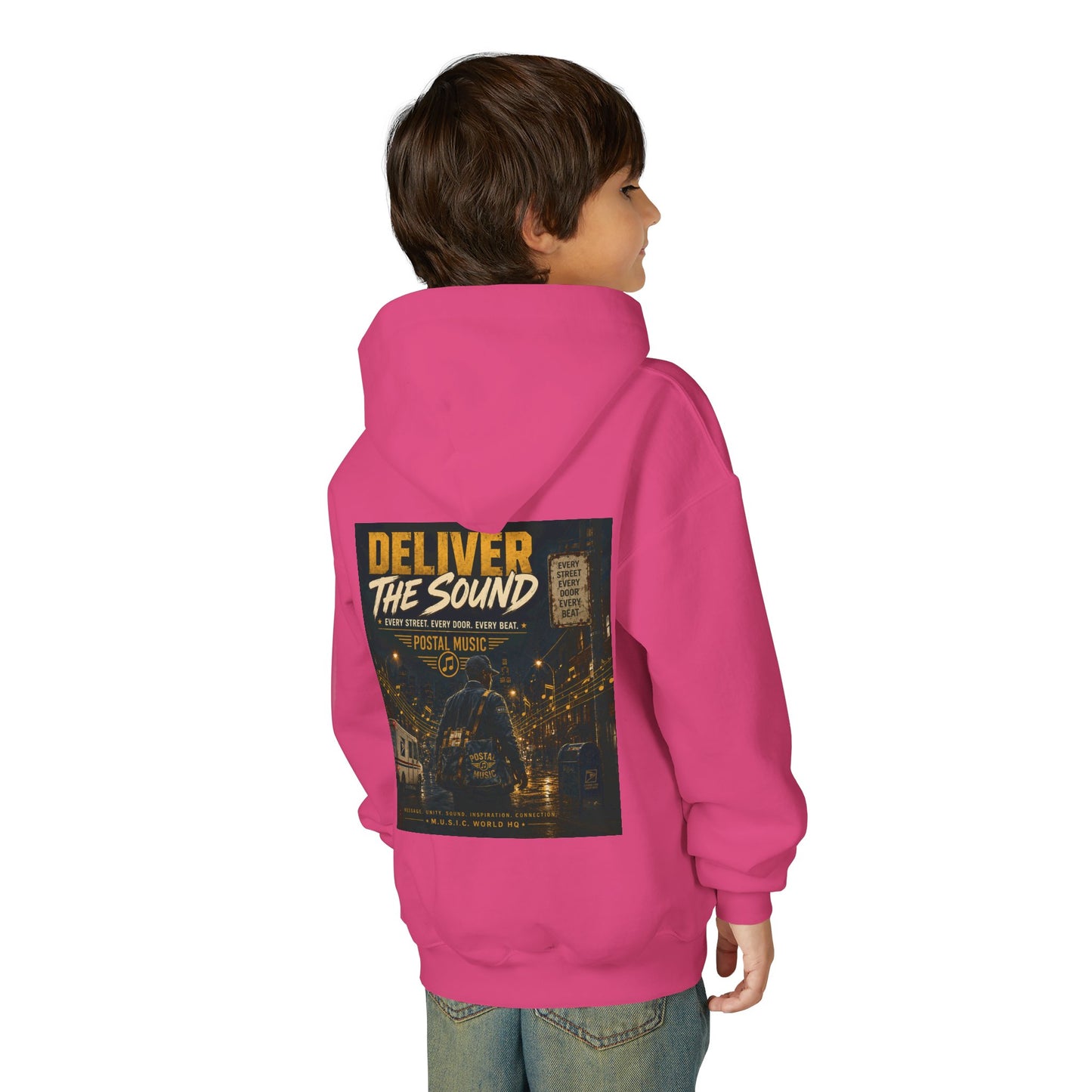 Postal Music — Deliver the Sound — Youth Hoodie