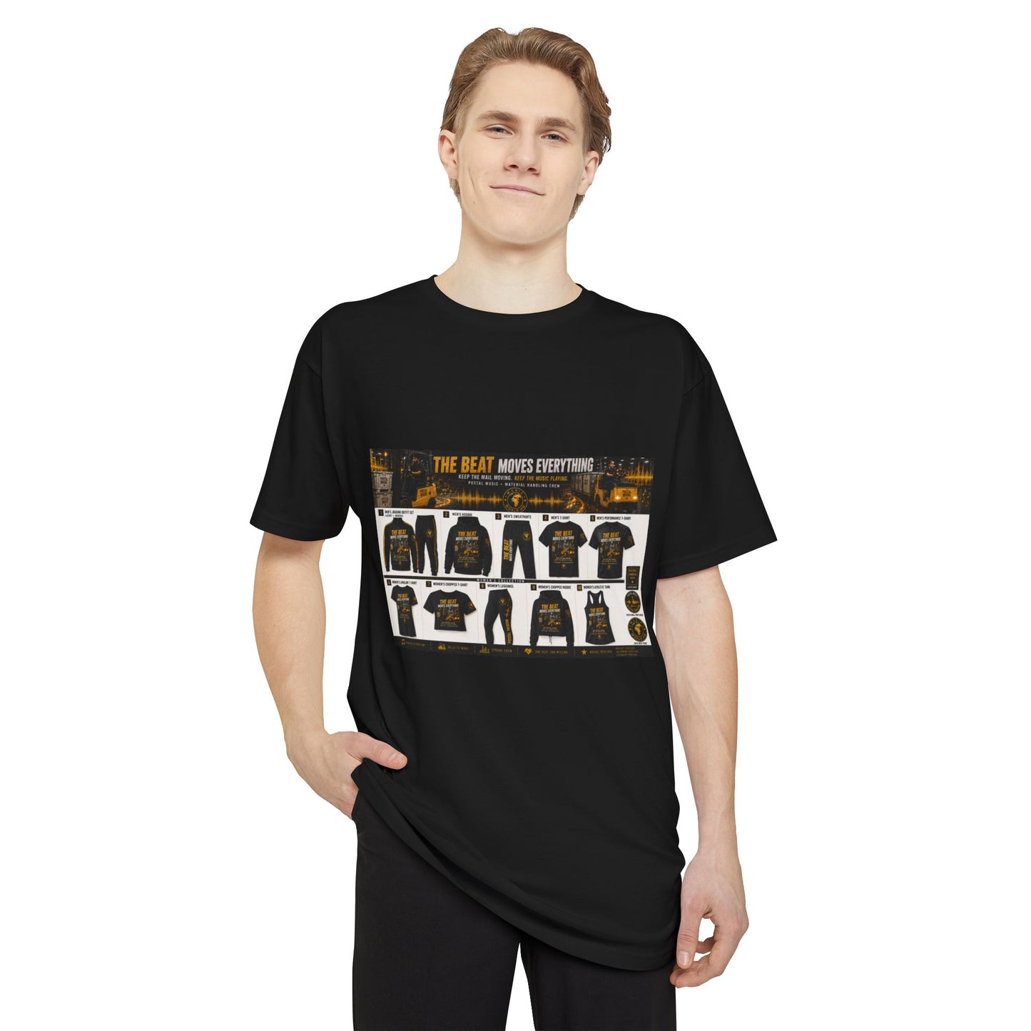The Beat Moves Everything — Women's Longline Tee | Postal Music