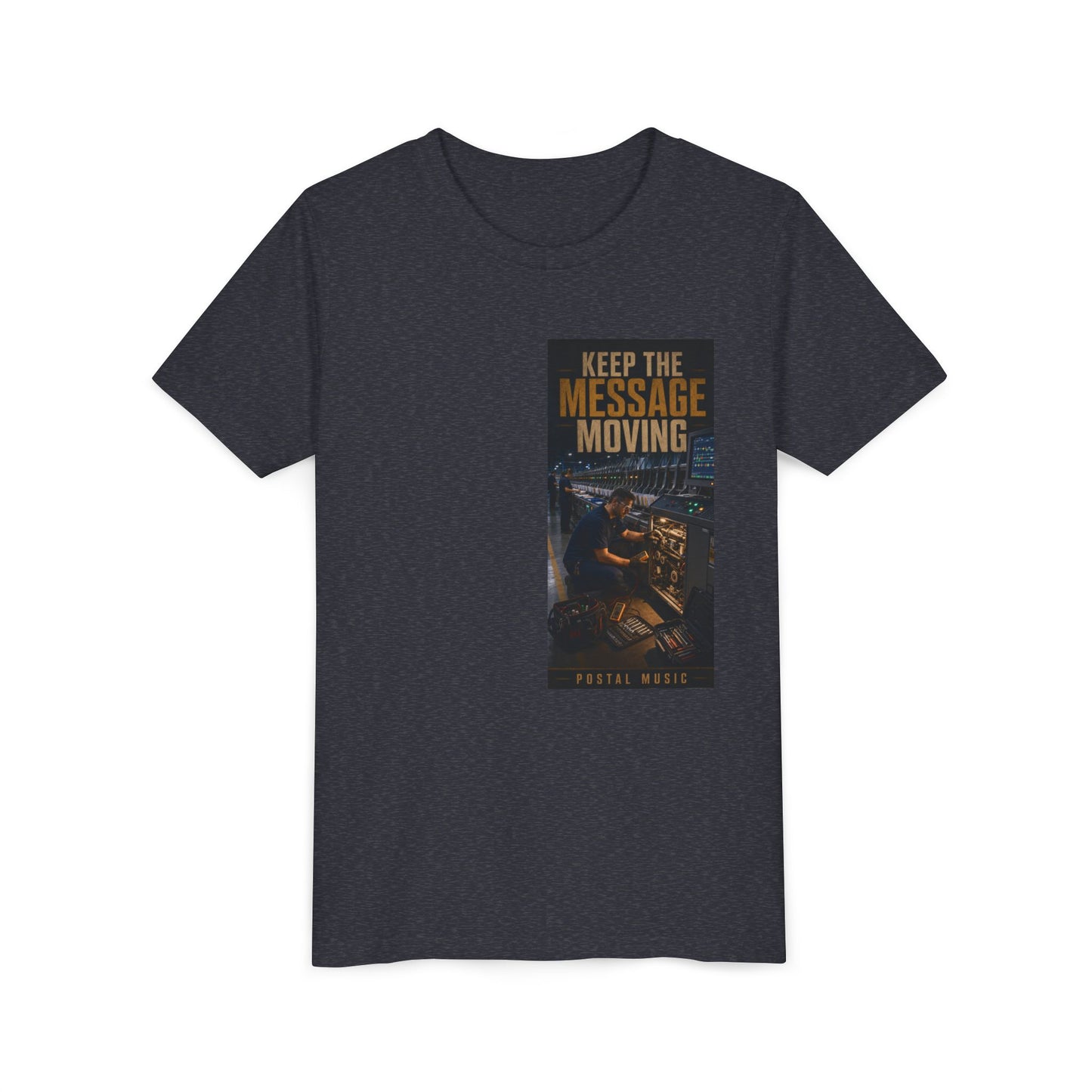 Postal Music — Keep the Message Moving — Youth T-Shirt