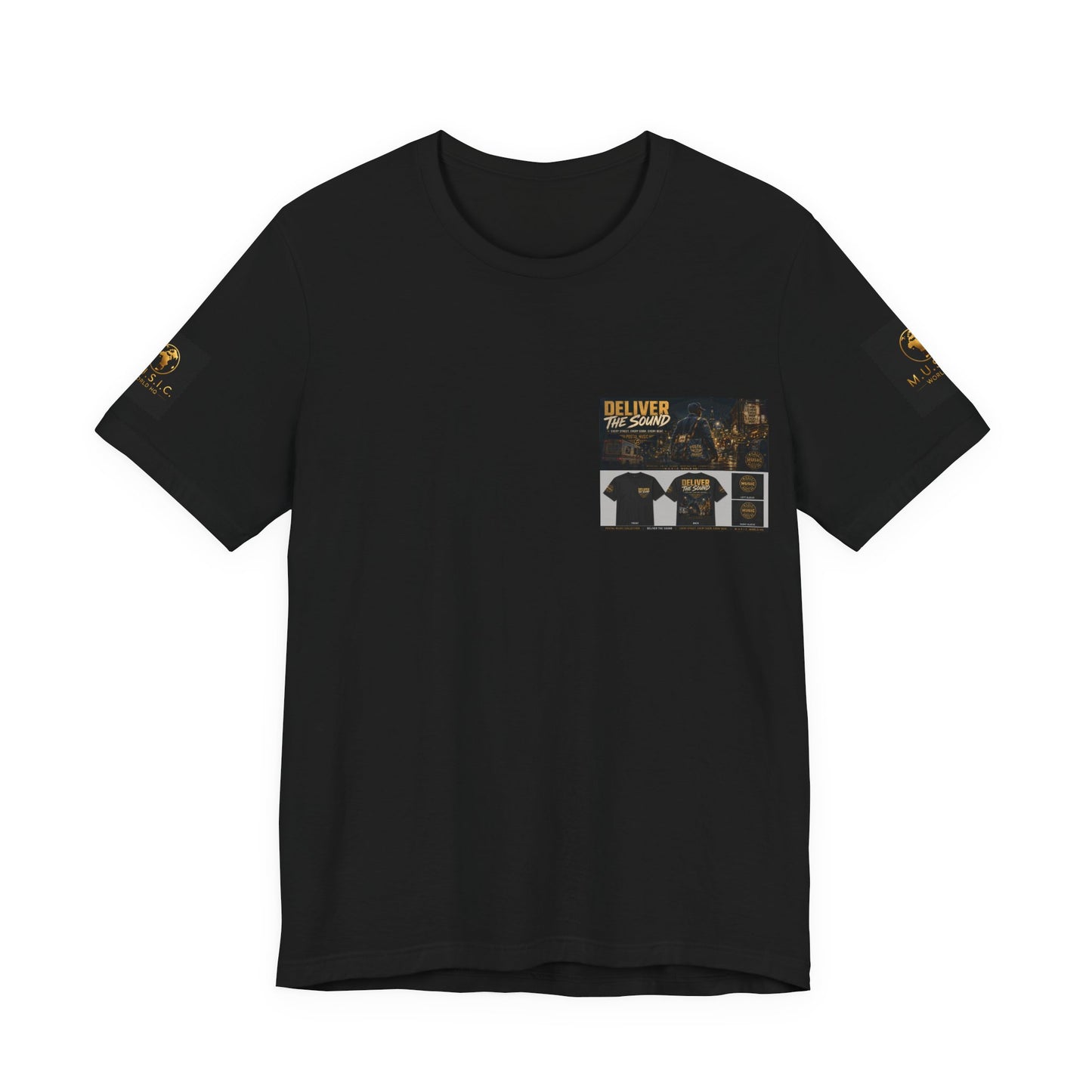 Postal Music — Deliver the Sound — Premium Unisex T-Shirt
