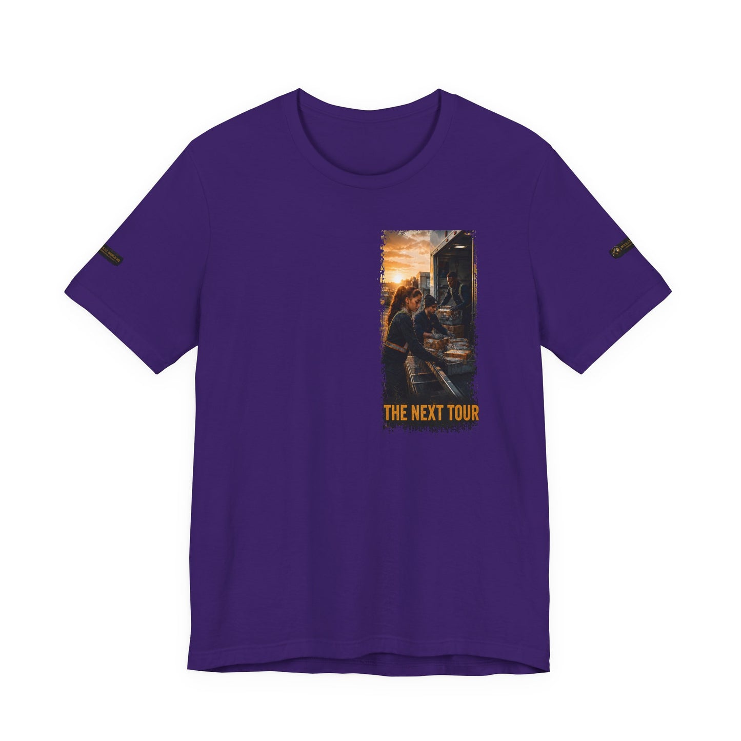 Postal Music — The Next Tour Premium Unisex T-Shirt — Color Group 10 of 11