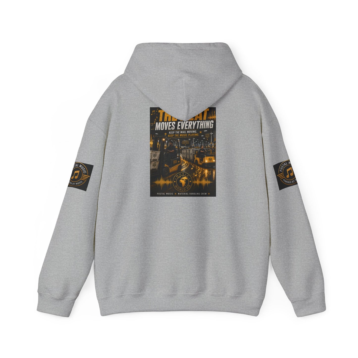 The Beat Moves Everything — Men's Hoodie | Postal Music