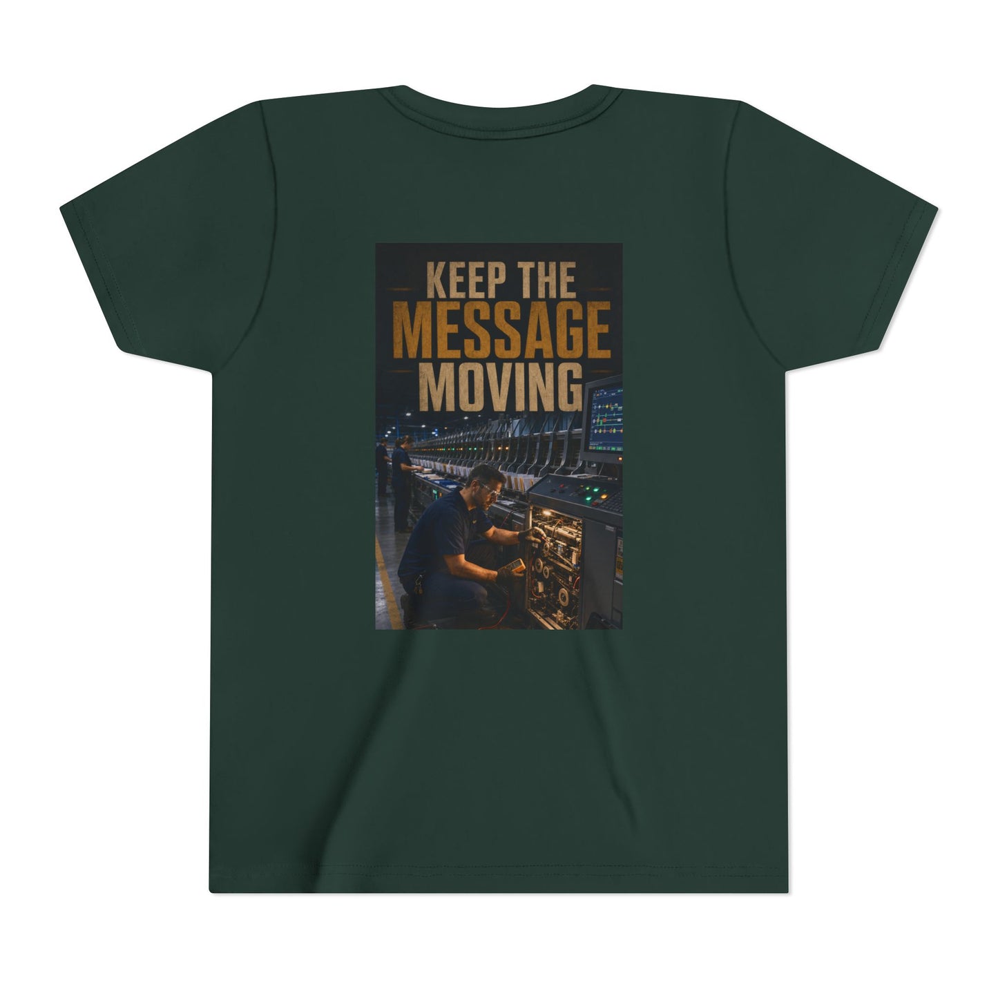 Postal Music — Keep the Message Moving — Youth T-Shirt