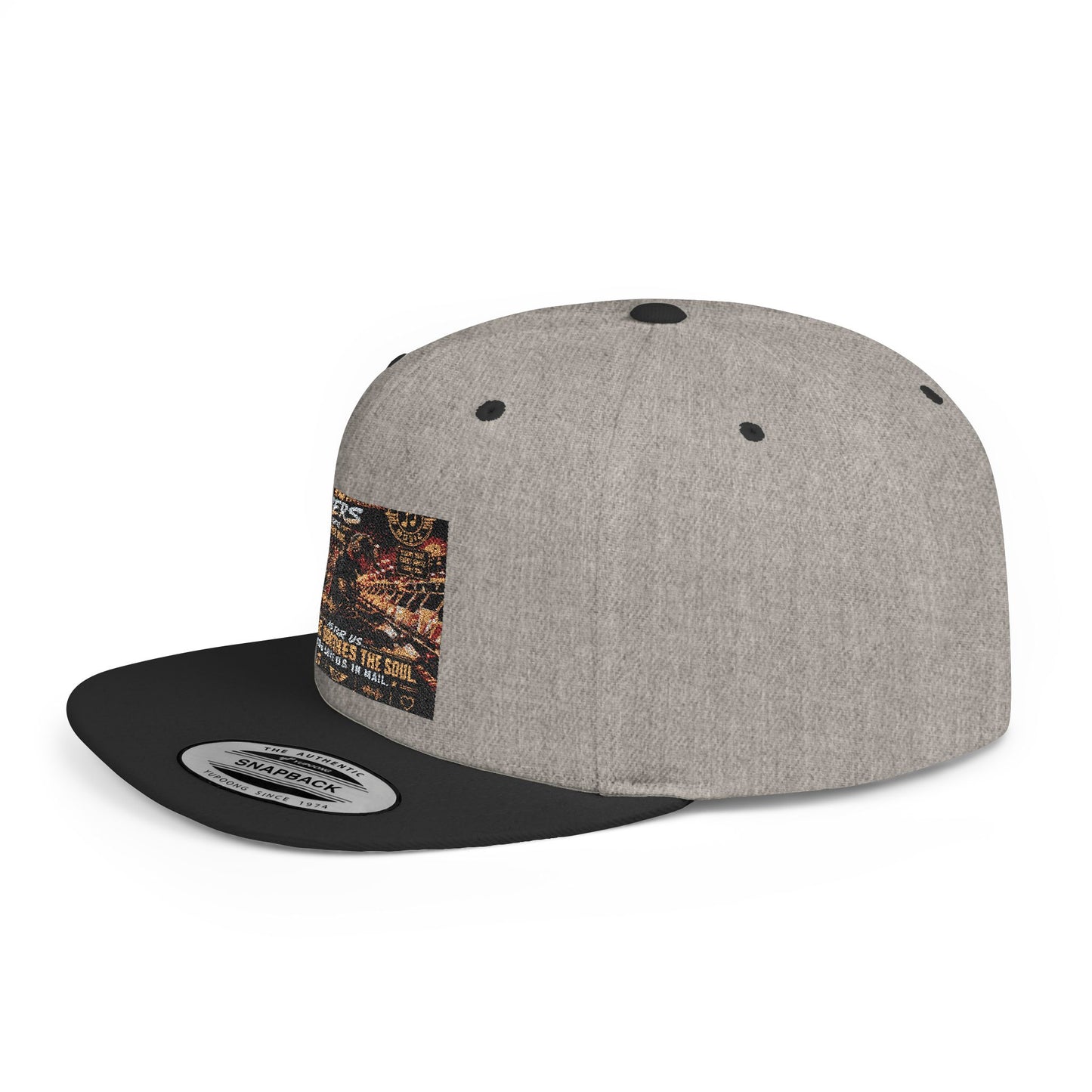 Postal Music — Music Powers the People — Flat-Bill Snapback