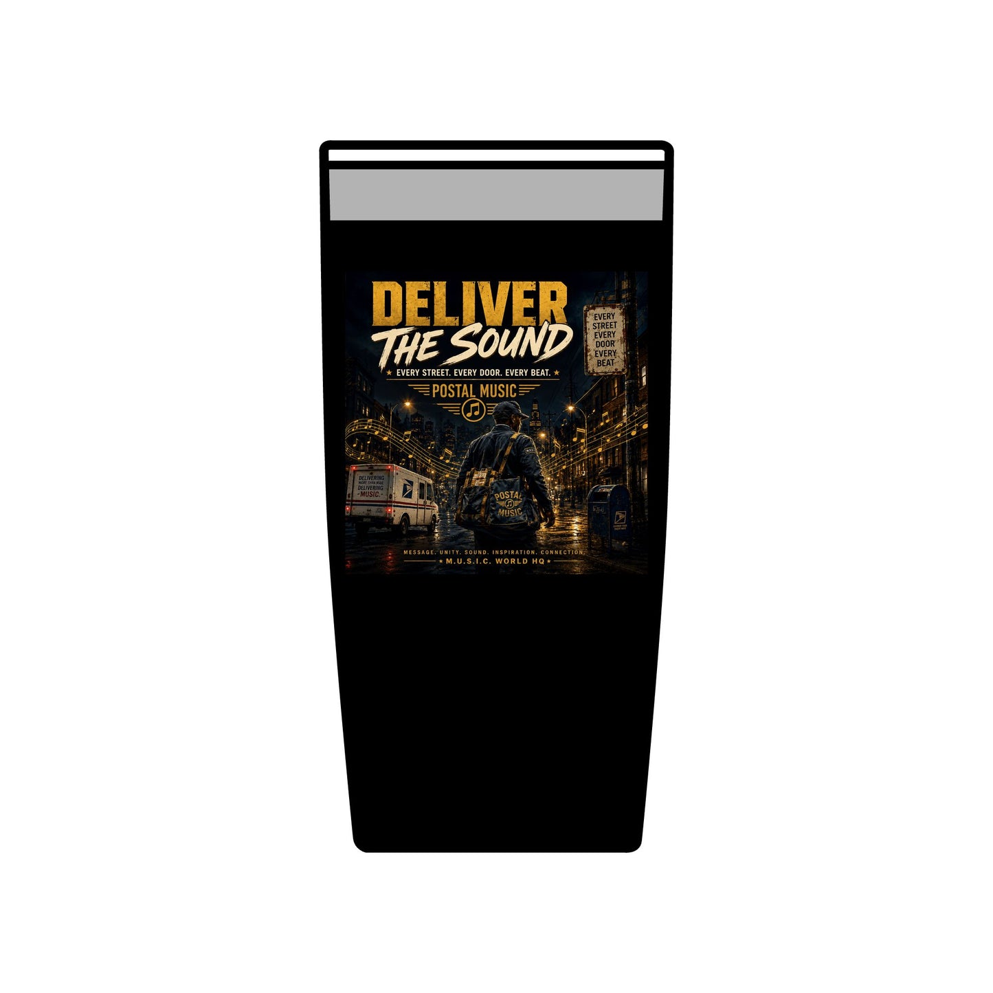 Postal Music — Deliver the Sound — Insulated Tumbler 20oz
