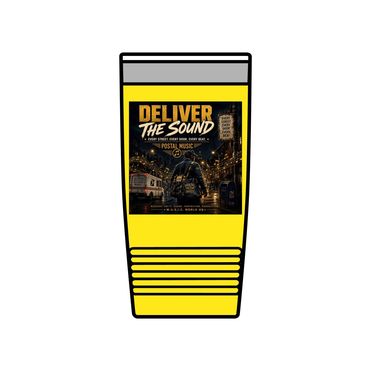 Postal Music — Deliver the Sound — Insulated Tumbler 20oz