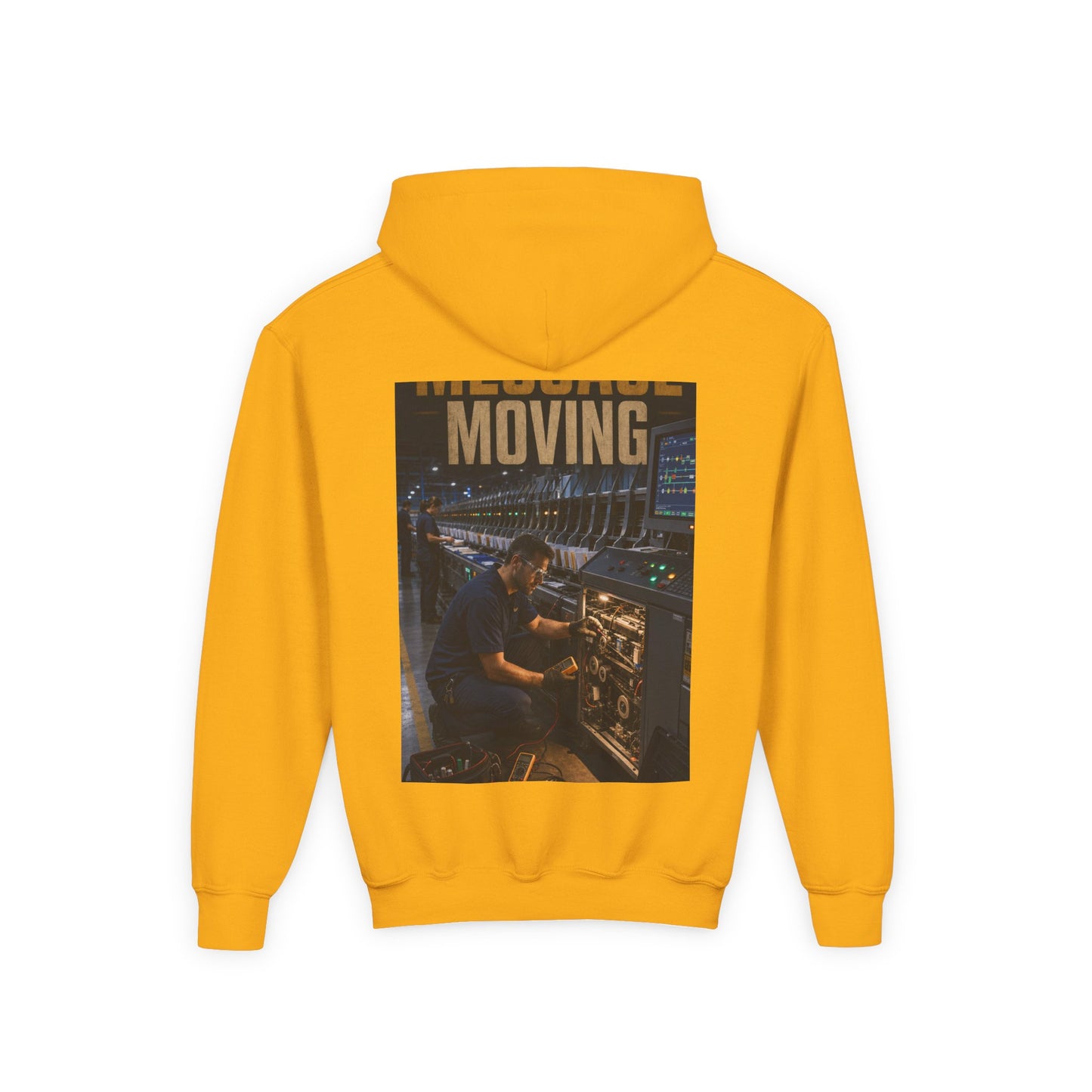 Postal Music — Keep the Message Moving — Youth Hoodie