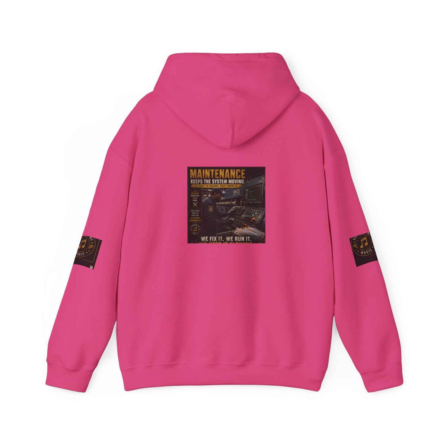Postal Music — Maintenance Keeps the System Moving — Core Pullover Hoodie