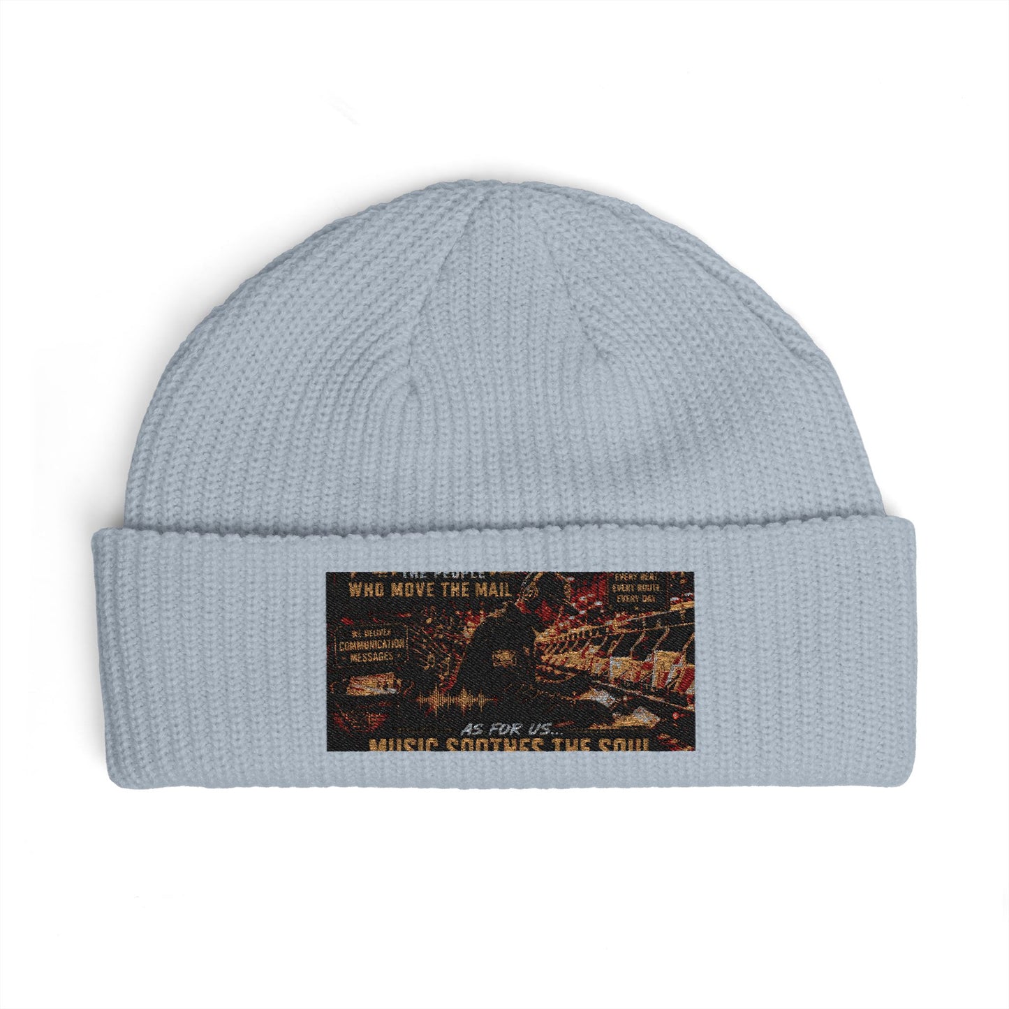 Postal Music — Music Powers the People — Knit Beanie