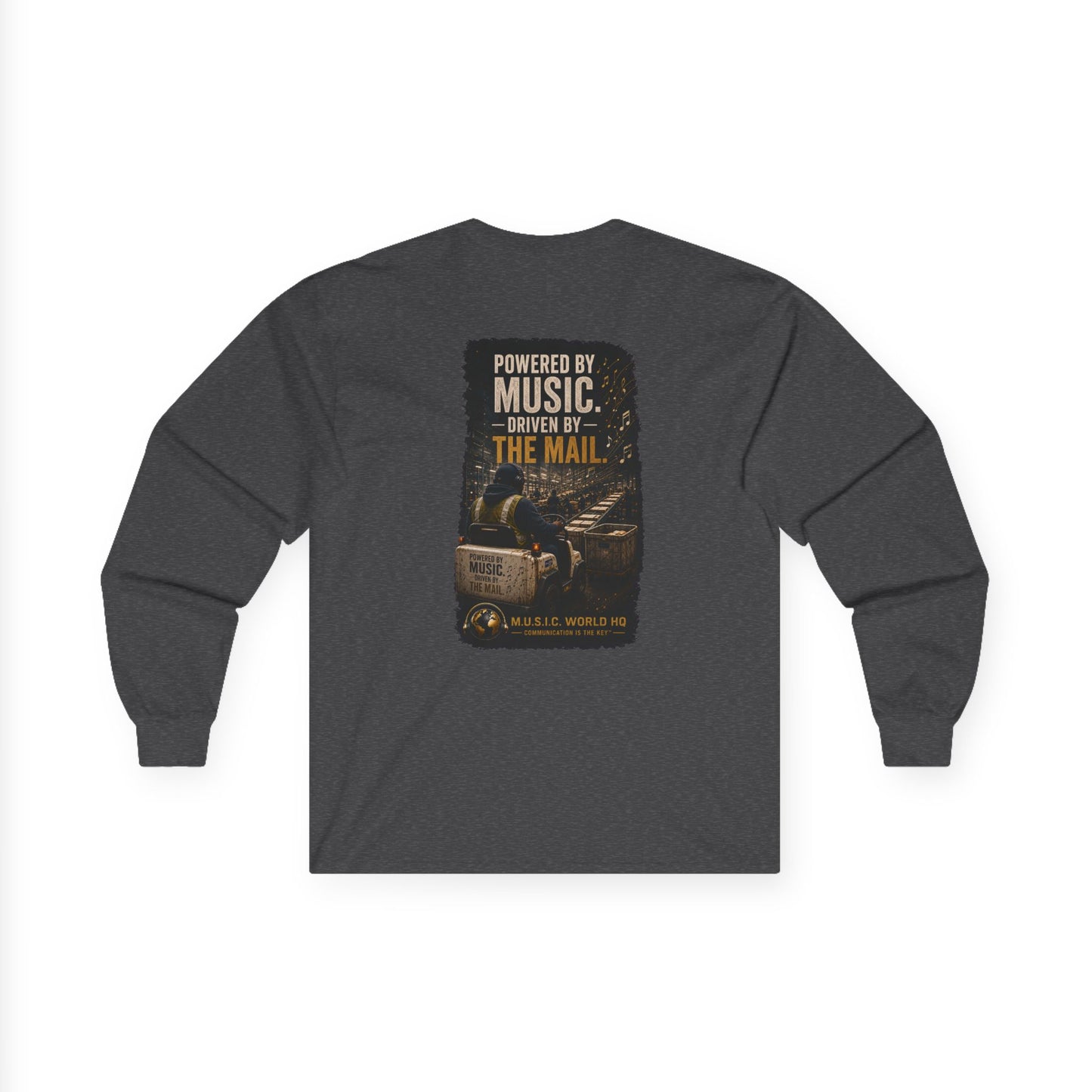 Postal Music - Powered by Music Long Sleeve Tee