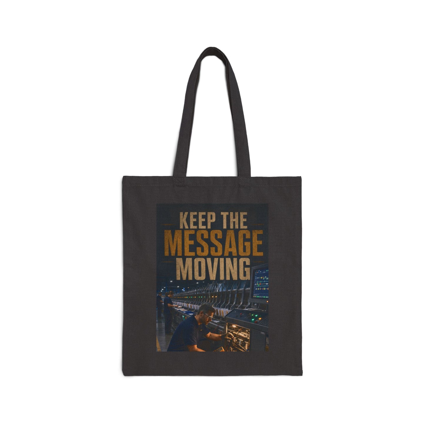 Postal Music — Keep the Message Moving — Canvas Tote