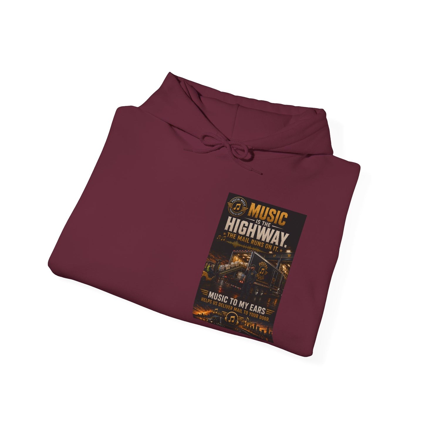 Postal Music — Music Is the Highway — Core Pullover Hoodie