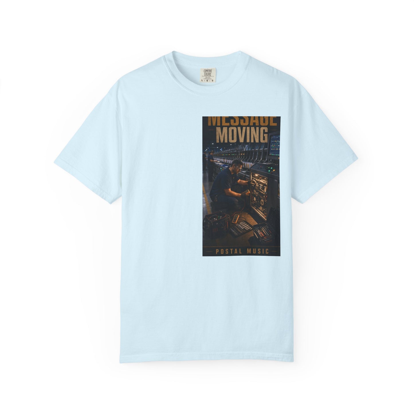 Postal Music — Keep the Message Moving — Garment-Dyed T-Shirt