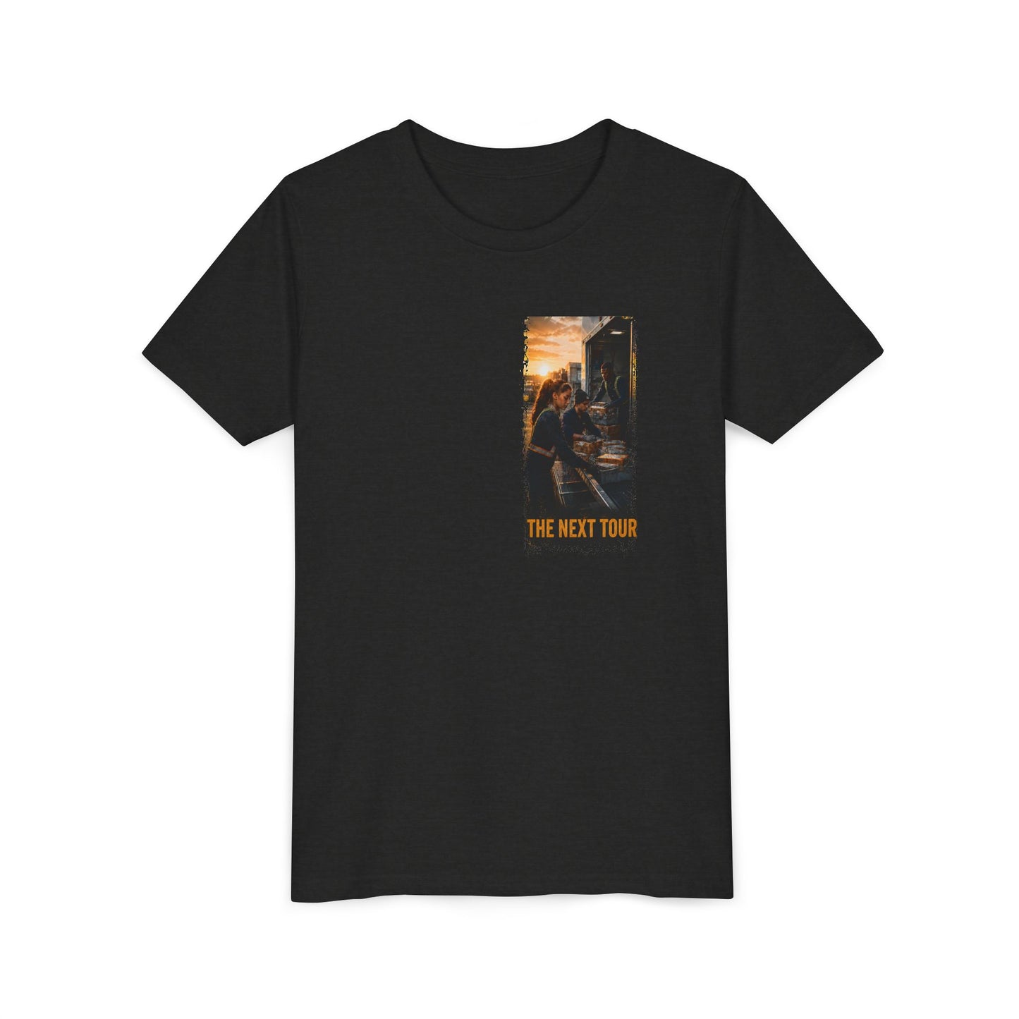 Postal Music — The Next Tour Youth T-Shirt — Color Group 1 of 2