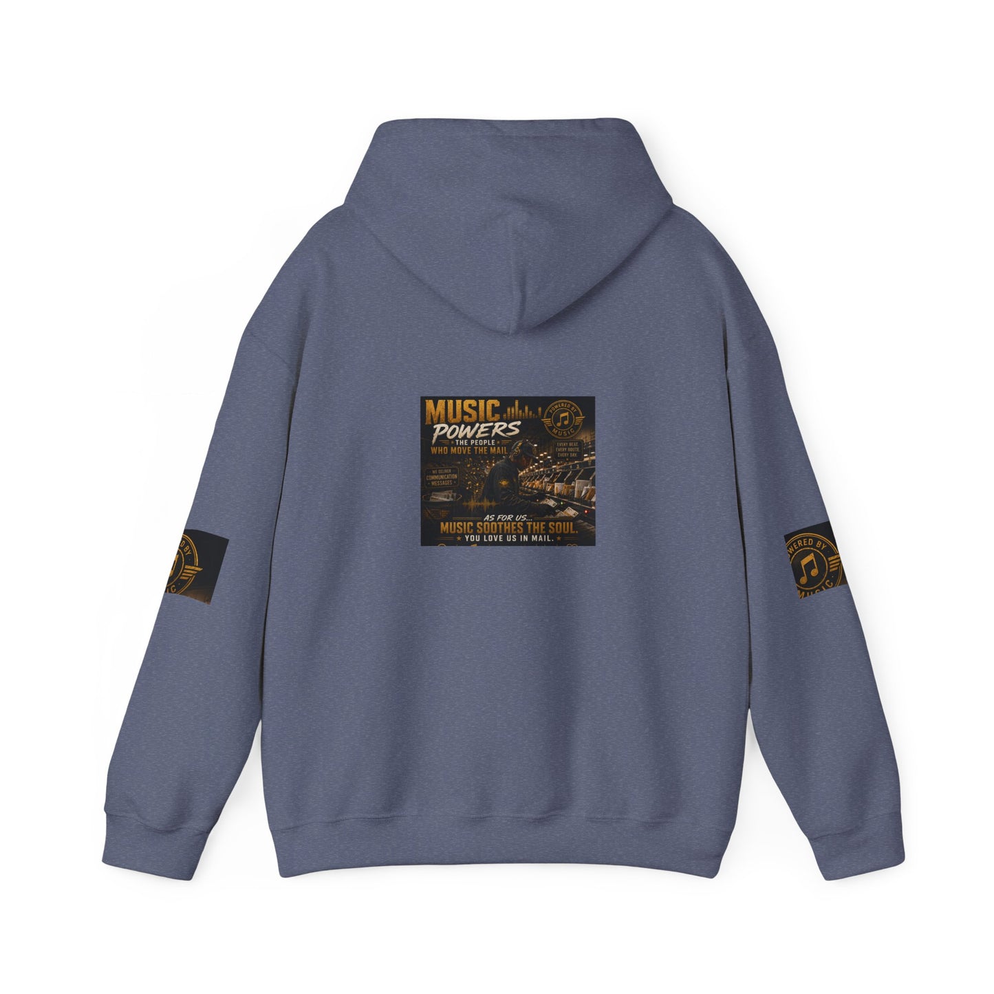 Postal Music — Music Powers the People — Core Pullover Hoodie