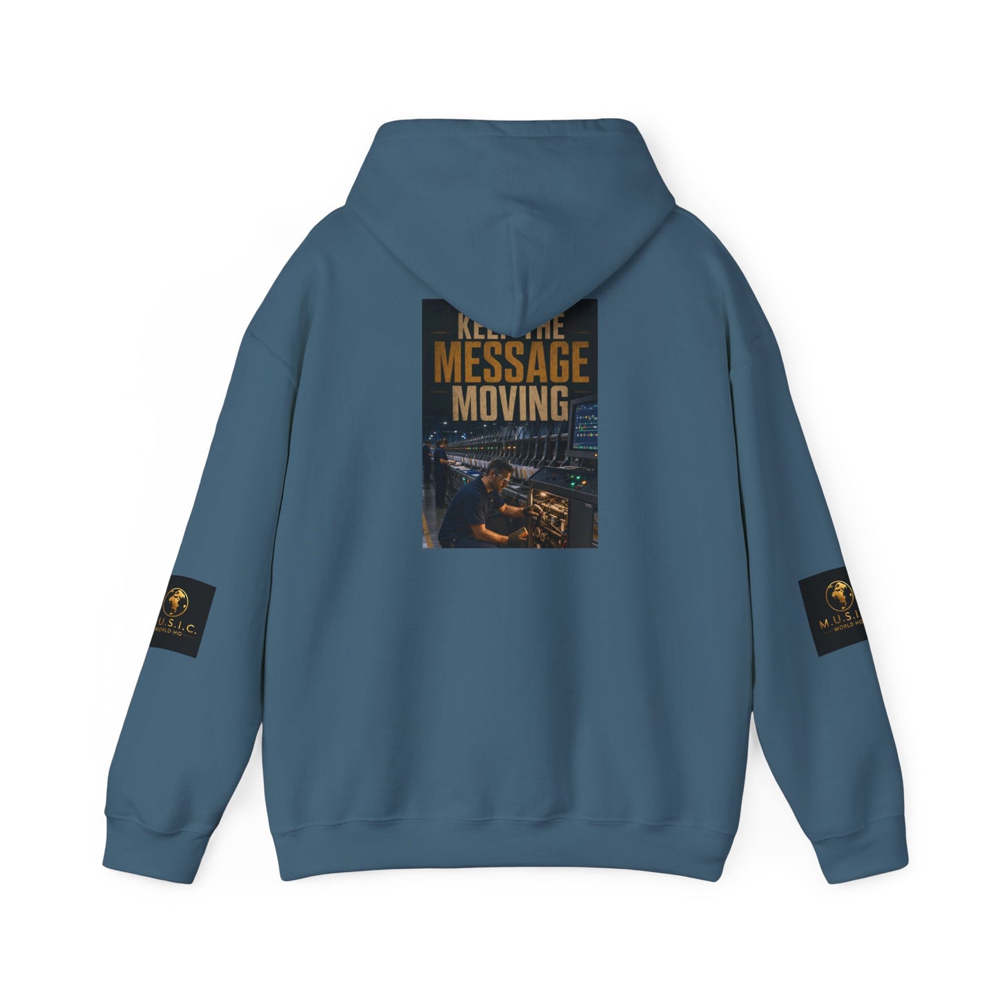Postal Music — Keep the Message Moving — Core Pullover Hoodie