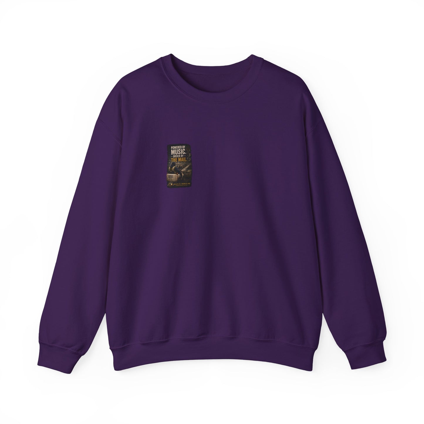 Postal Music - Powered by Music Crewneck Sweatshirt - Colorways B