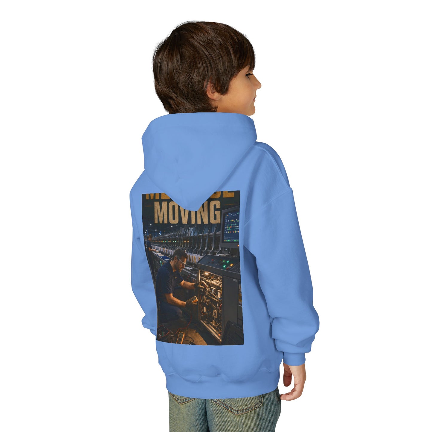 Postal Music — Keep the Message Moving — Youth Hoodie