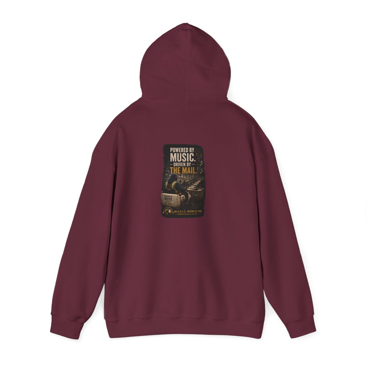 Postal Music - Powered by Music Hoodie - Colorways B