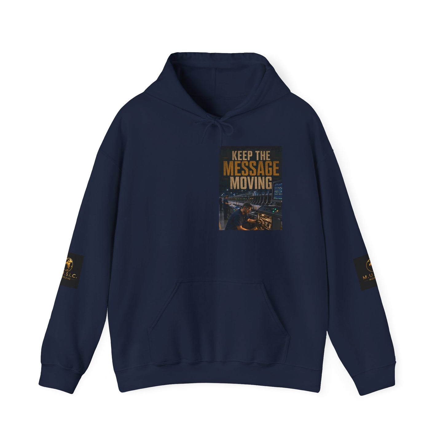 Postal Music — Keep the Message Moving — Core Pullover Hoodie