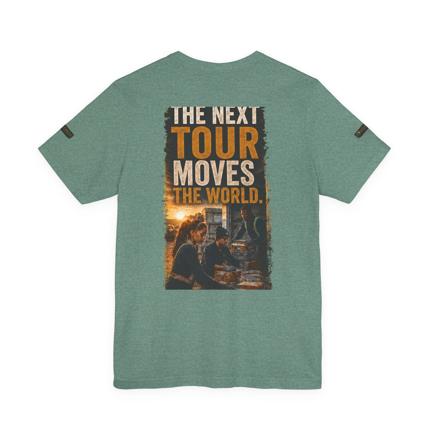 Postal Music — The Next Tour Premium Unisex T-Shirt — Color Group 4 of 11