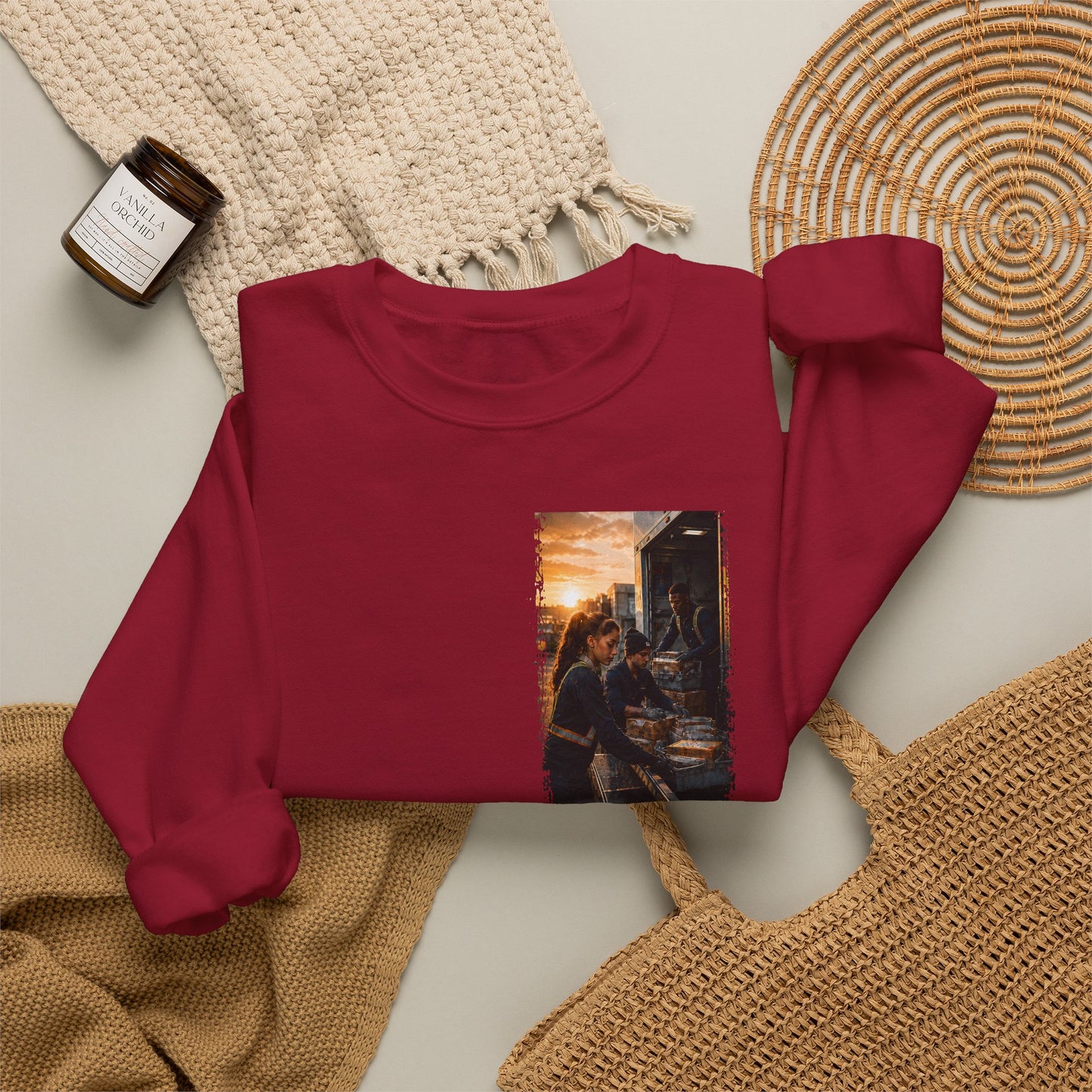 Postal Music — The Next Tour Core Crewneck Sweatshirt — Color Group 1 of 3