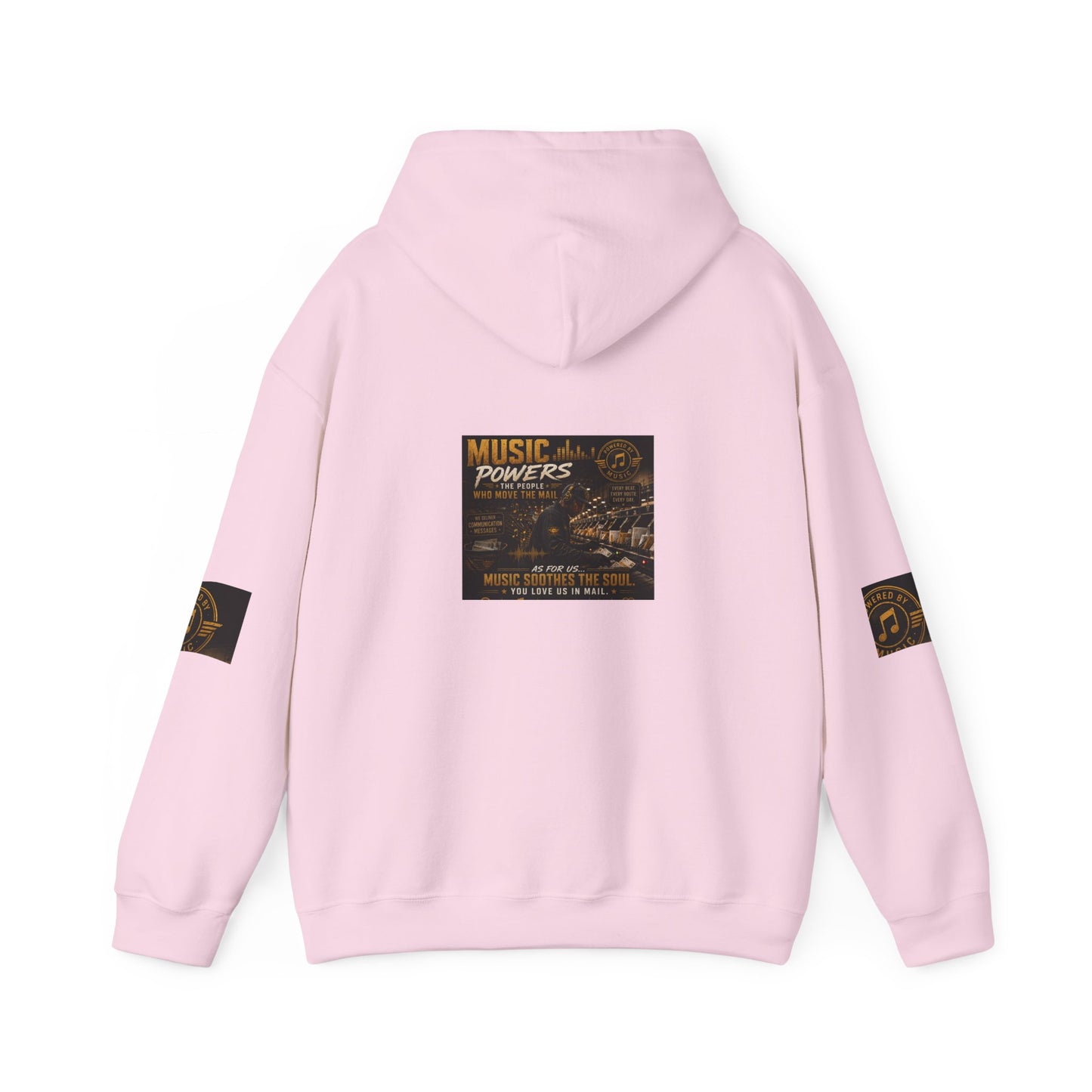 Postal Music — Music Powers the People — Core Pullover Hoodie
