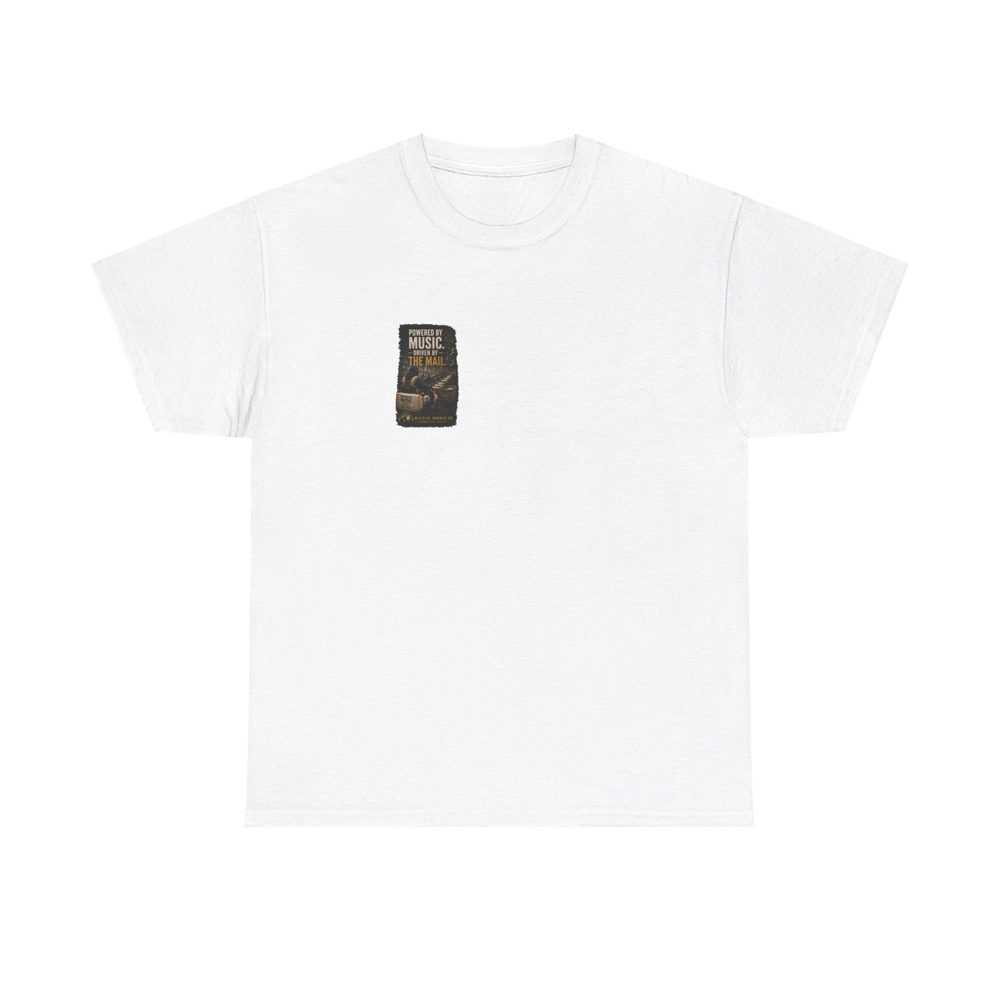 Postal Music - Powered by Music Premium T-Shirt - Colorways F