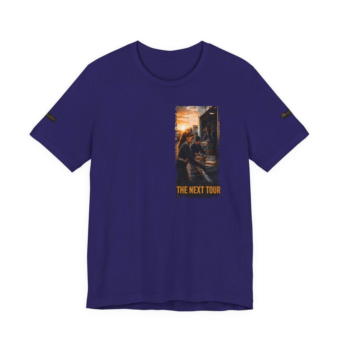 Postal Music — The Next Tour Premium Unisex T-Shirt — Color Group 10 of 11