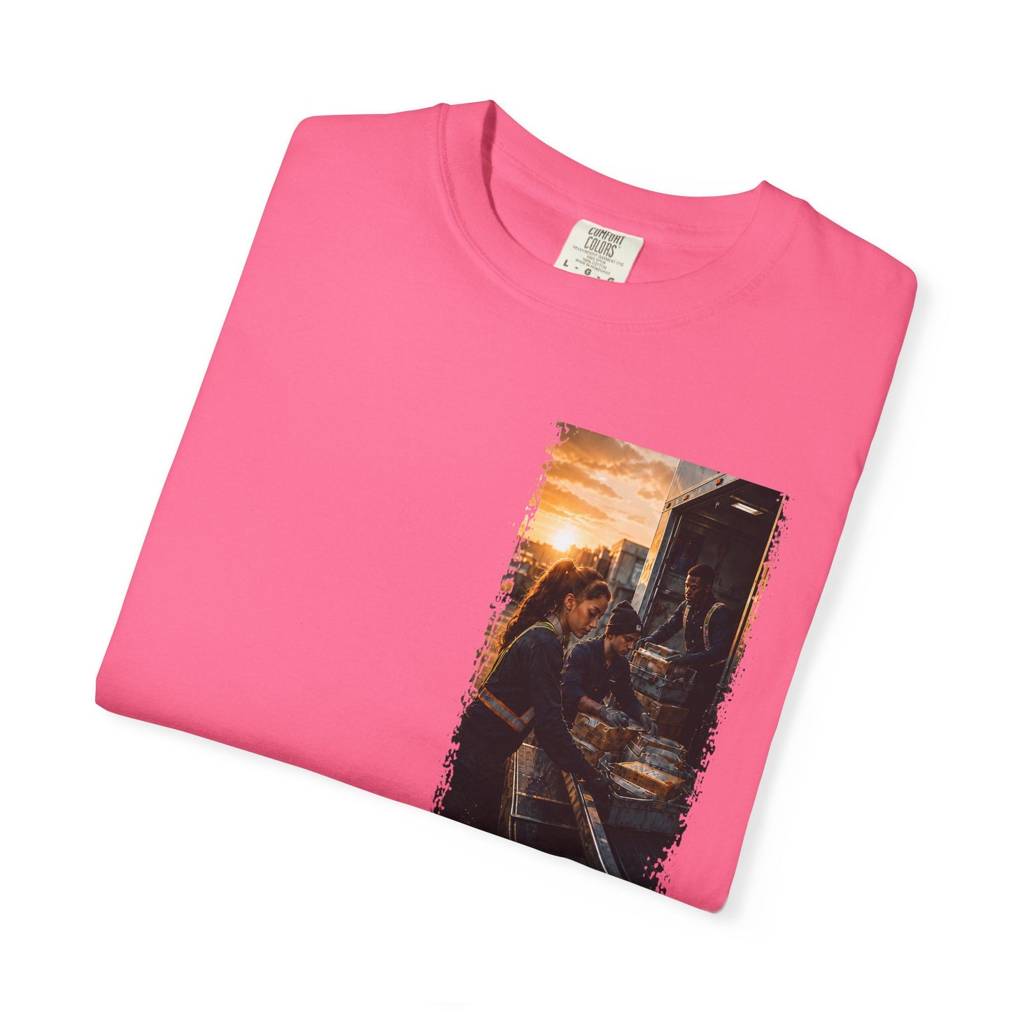 Postal Music — The Next Tour Garment-Dyed T-Shirt — Color Group 2 of 4